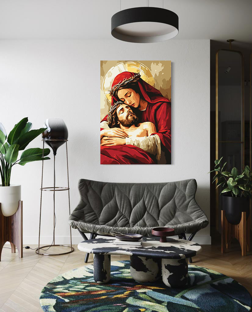 Set Pictură pe numere – Doliul Matern 6268