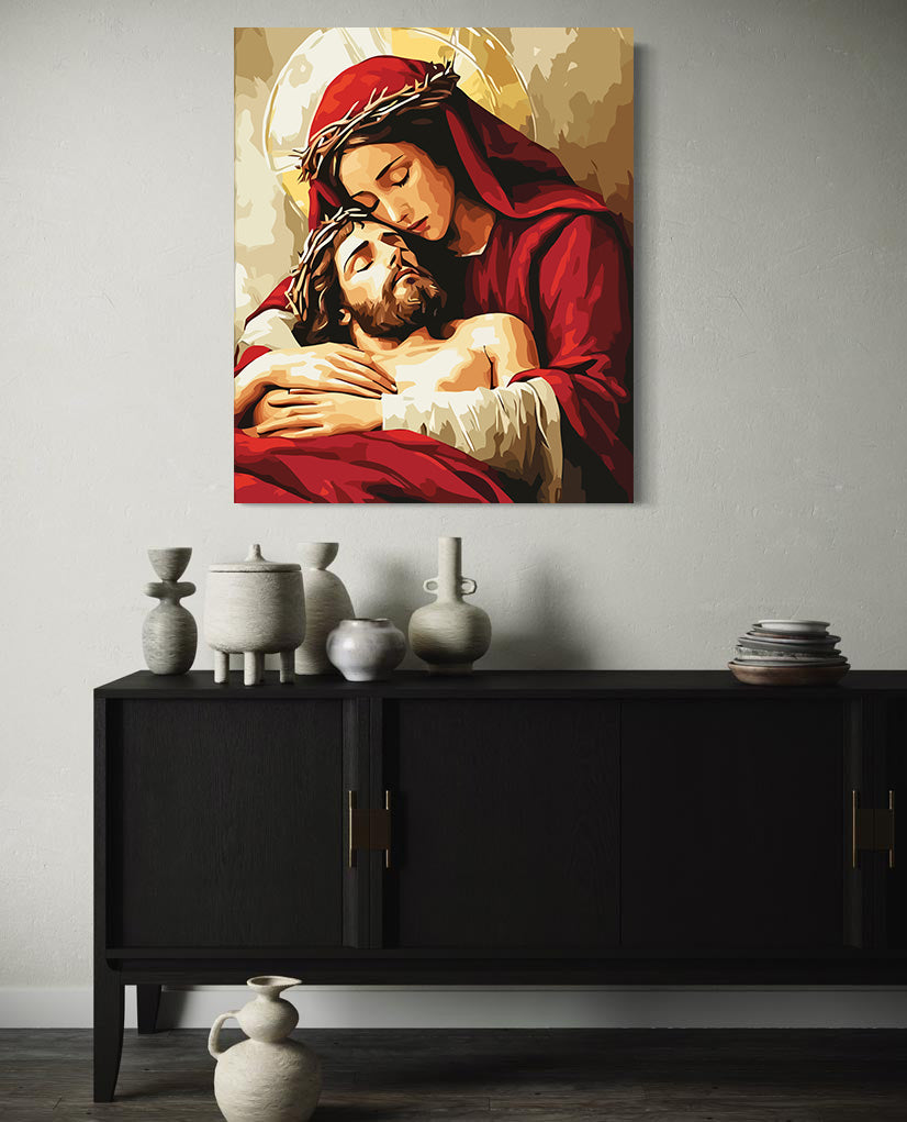 Set Pictură pe numere – Doliul Matern 6268