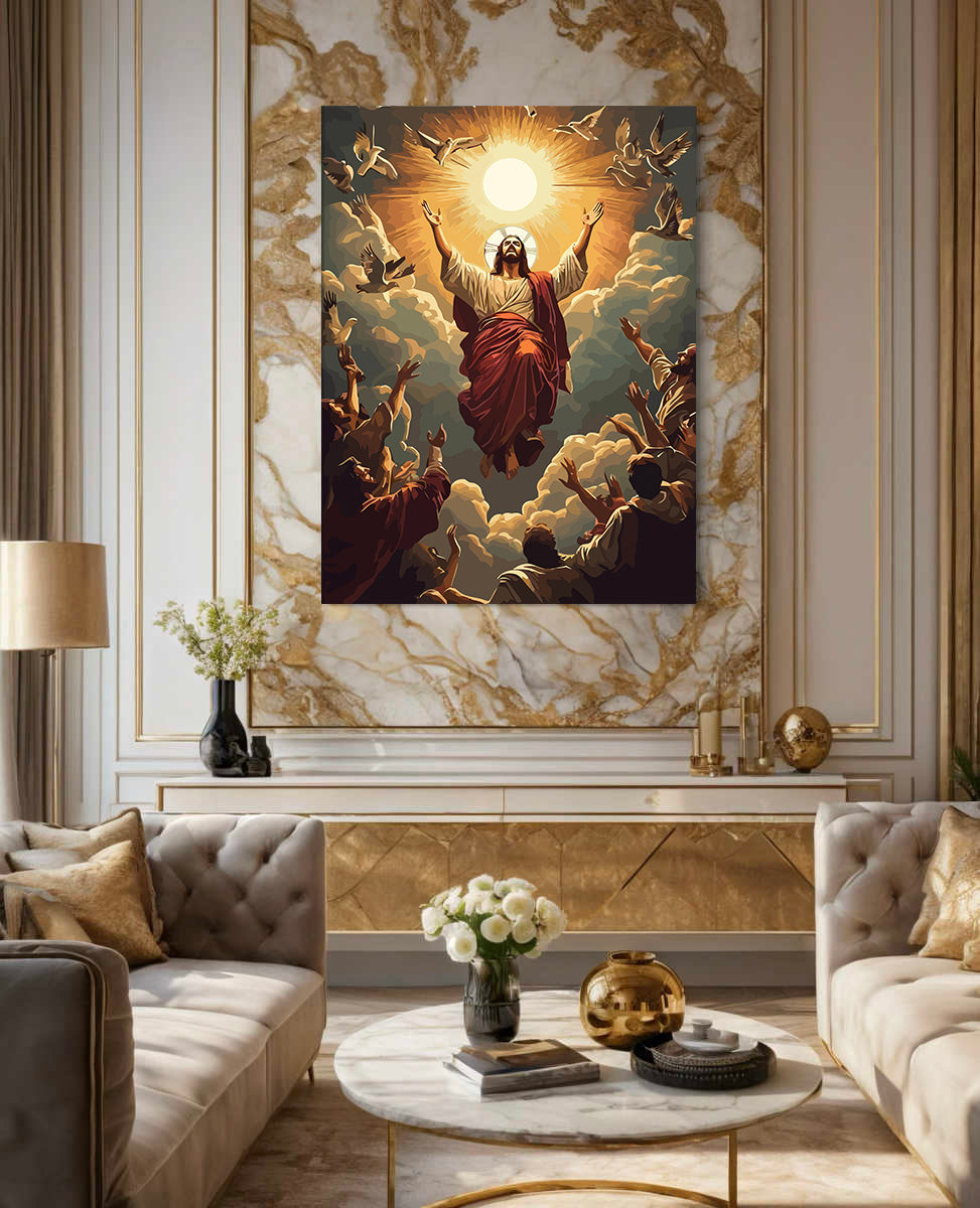 Set Pictură pe numere – Înălțarea Lui Isus Hristos 6270