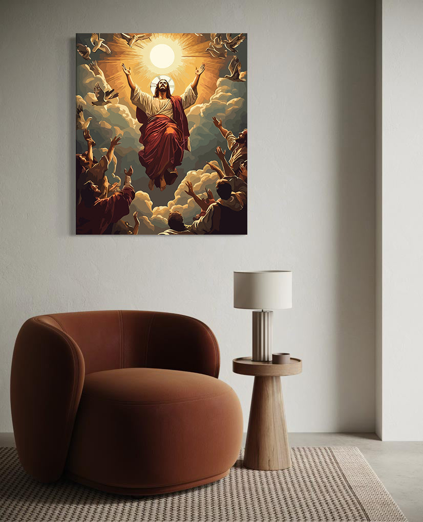 Set Pictură pe numere – Înălțarea Lui Isus Hristos 6270