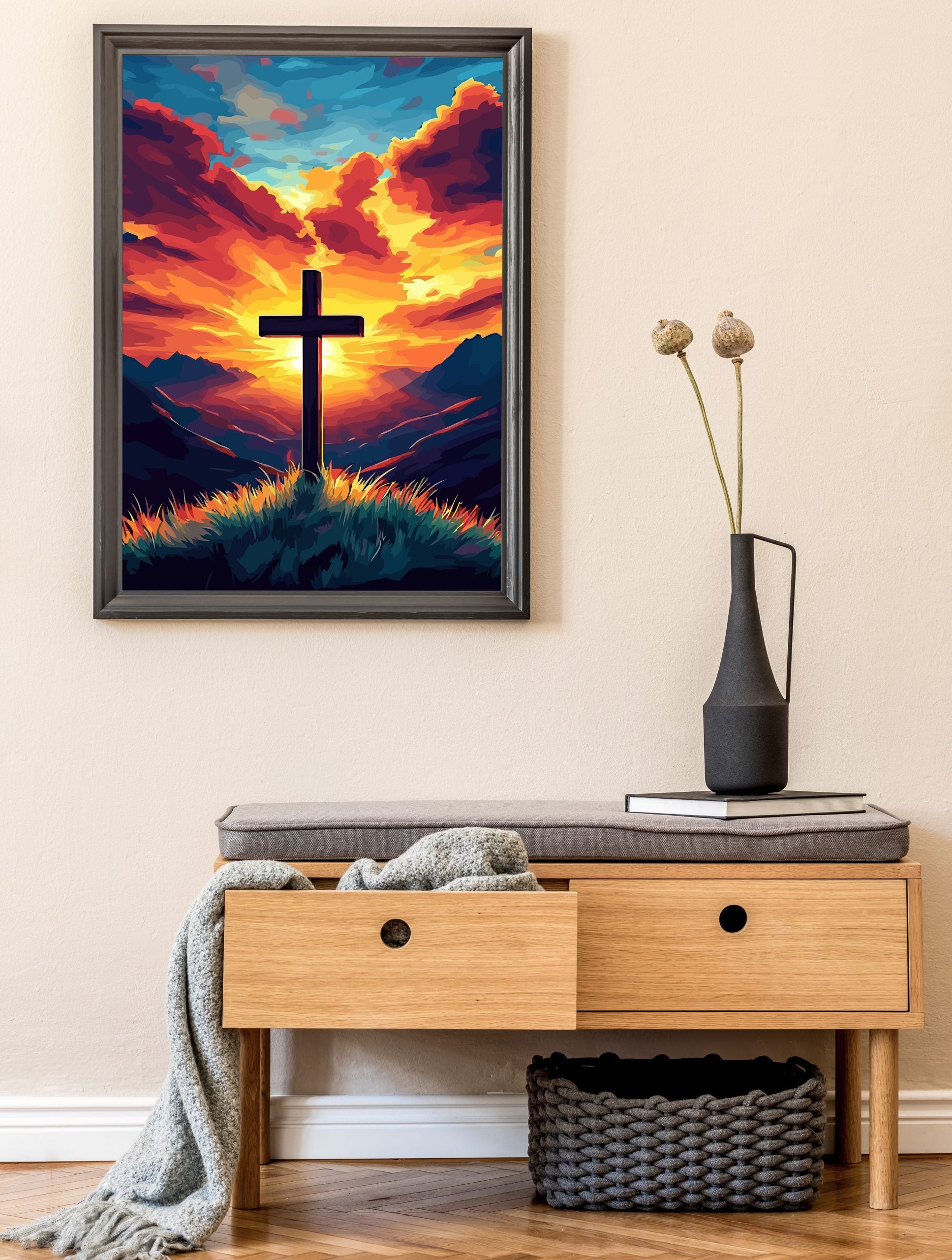 Set Pictură pe numere – Cruce Creștină 6275