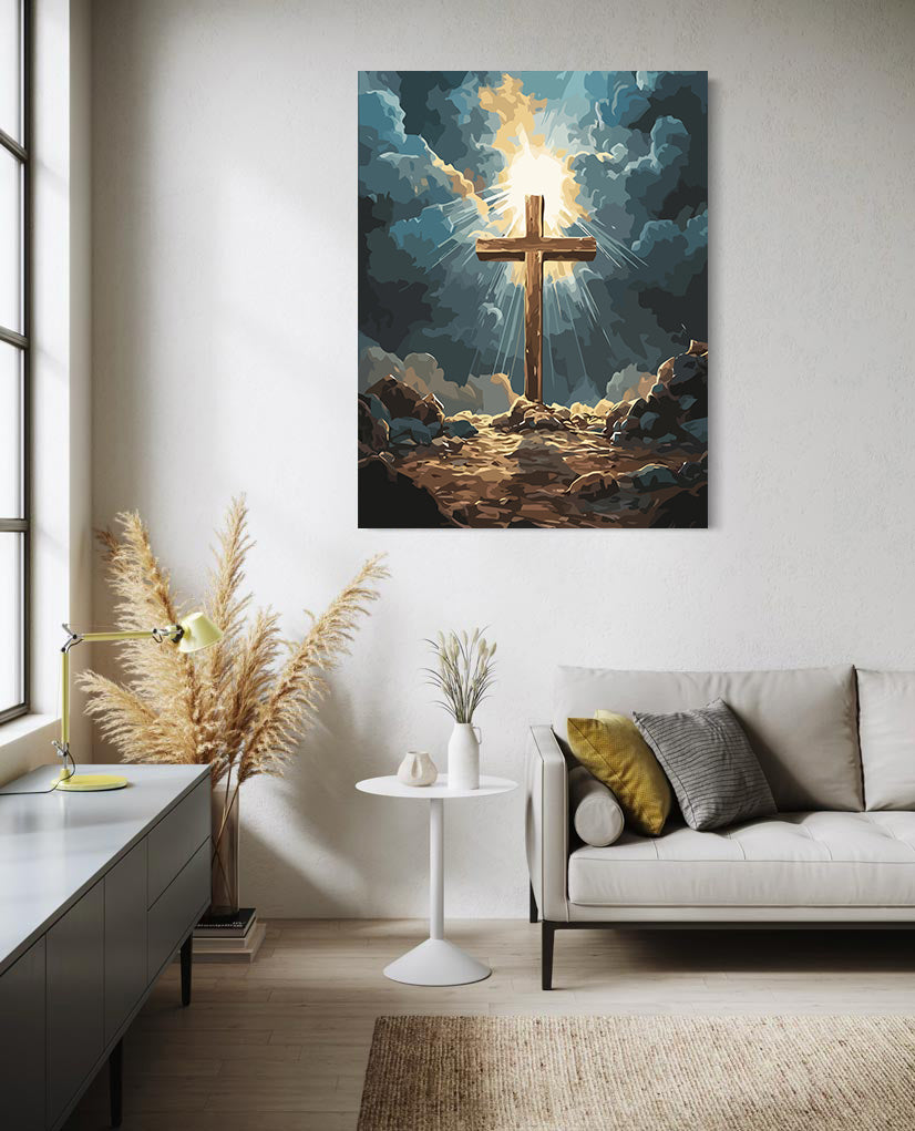 Set Pictură pe numere – Cruce Creștină 6276