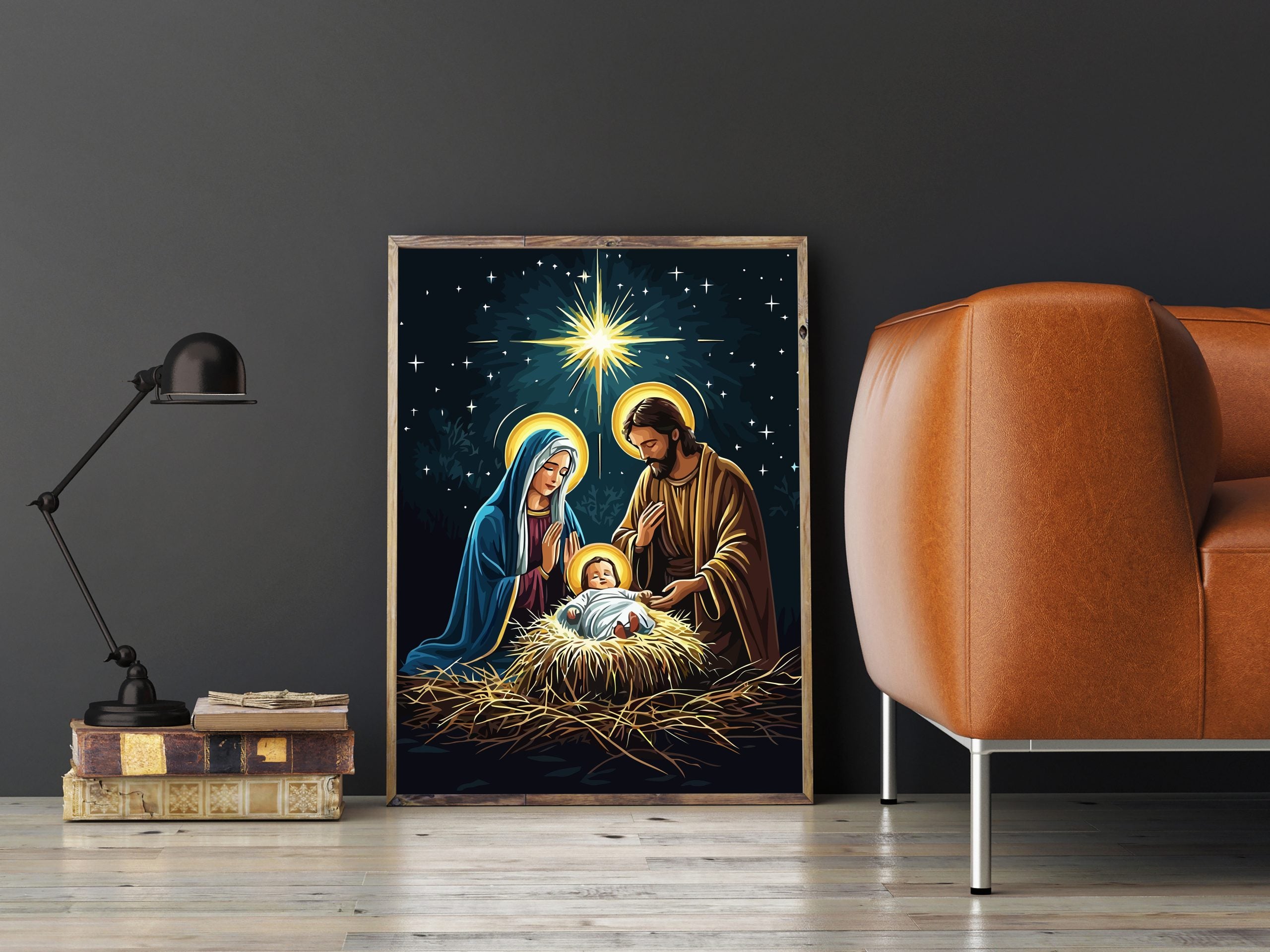 Set Pictură pe numere – Nașterea Lui Isus Hristos 6281