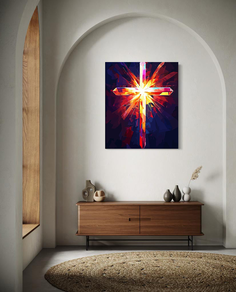 Set Pictură pe numere – Cruce Creștină 6290