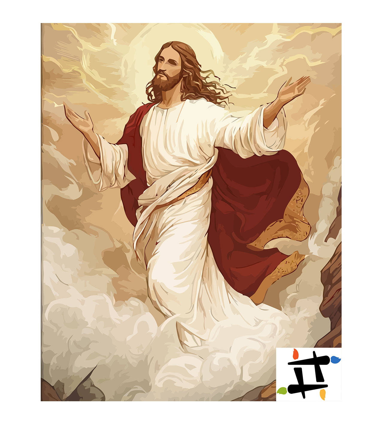 Set Pictură pe numere – Înălțarea Domnului 6292