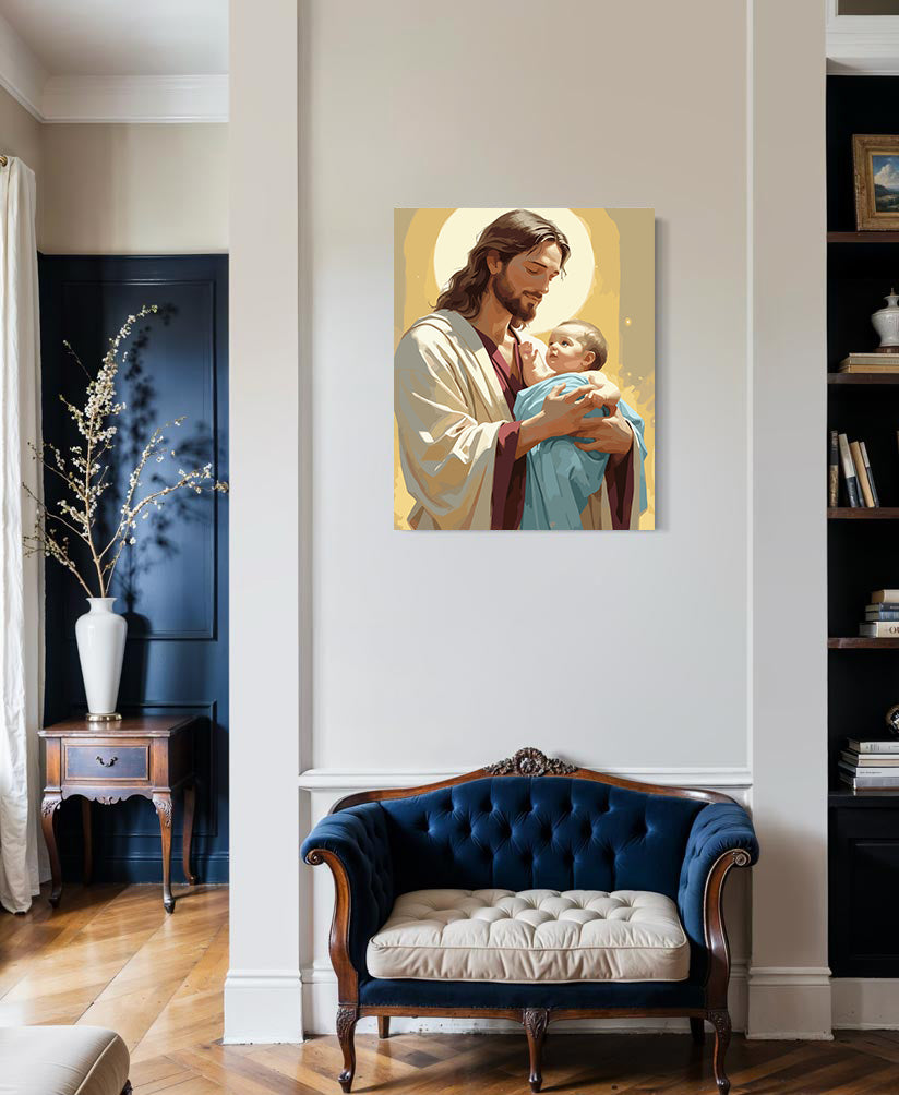 Set Pictură pe numere – Puritatea Copilului 6293