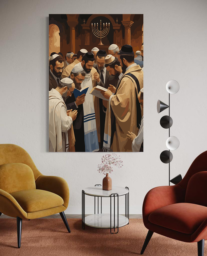 Set Pictură pe numere – Ceremonia De Citire A Torei 6297