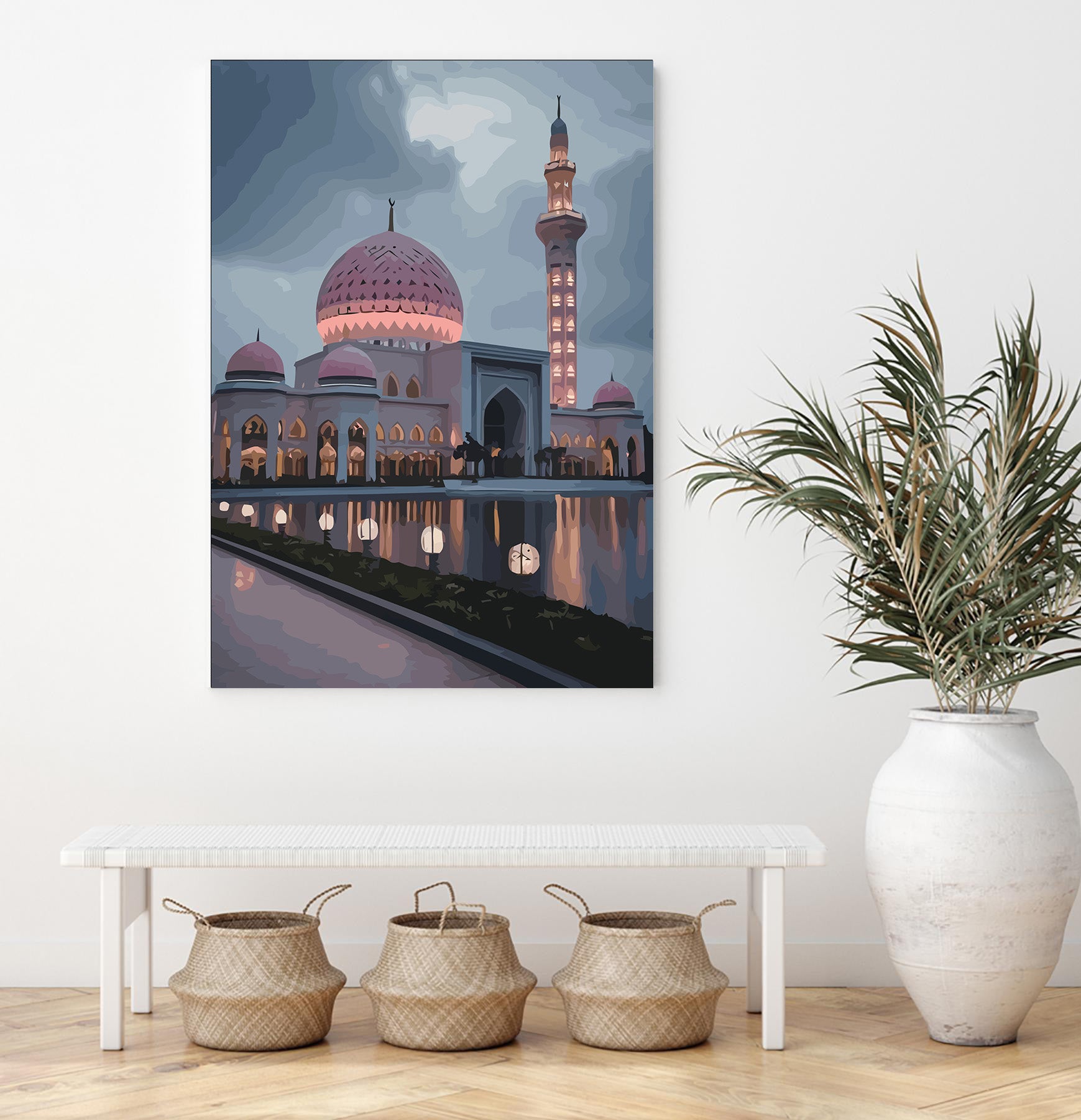 Pictura pe Numere – Moscheea Roz La Amurg 6298