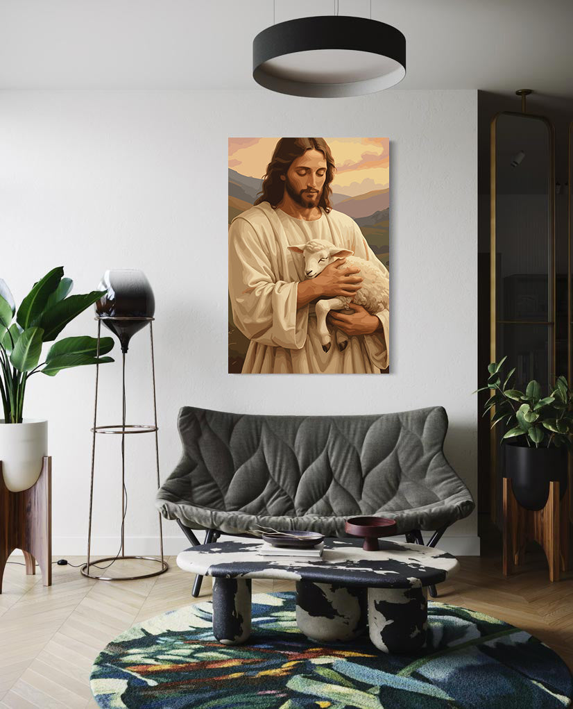 Set Pictură pe numere – Păstorul Cel Bun 6331