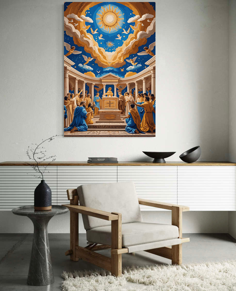 Set Pictură pe numere – Adunarea Divină 6340