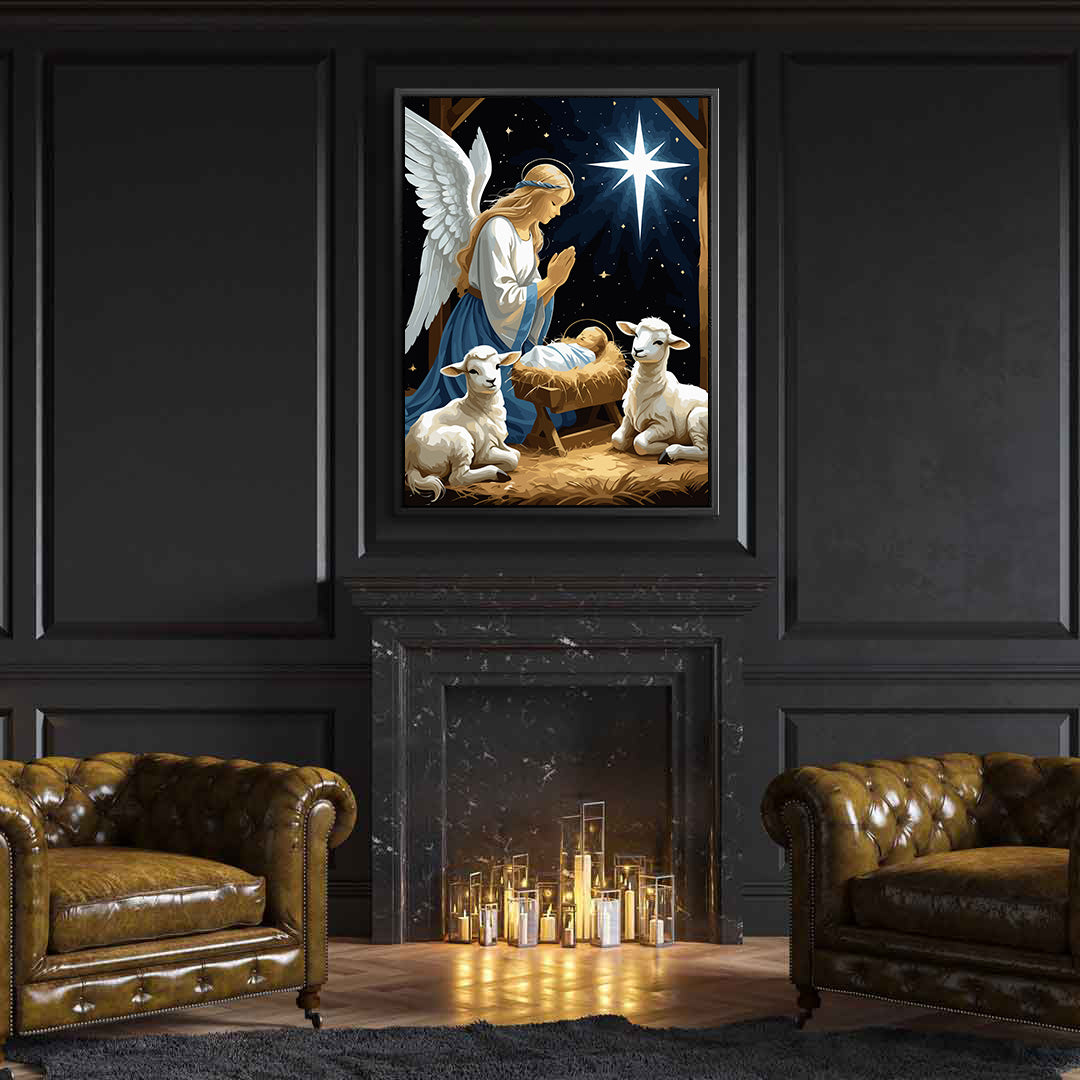 Set Pictură pe numere – Nașterea Domnului 6352