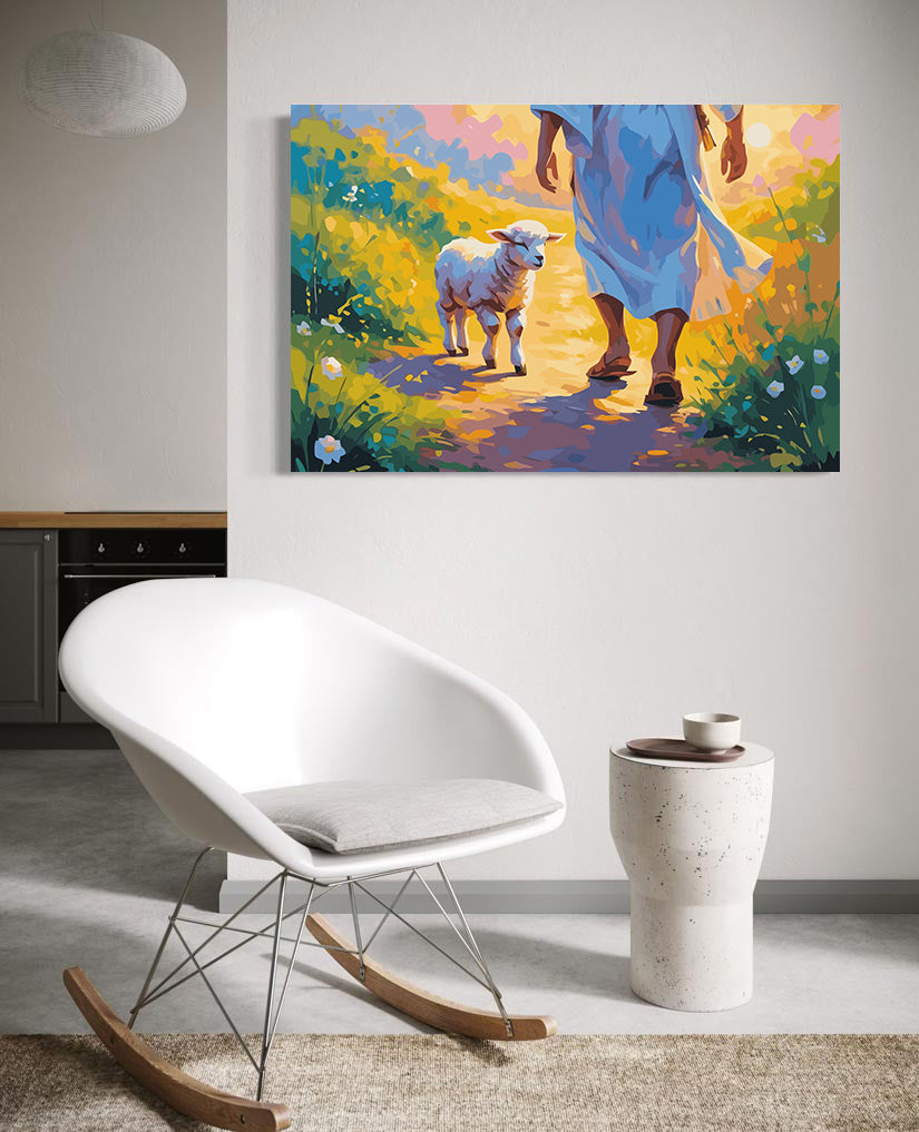 Set Pictură pe numere – Bunul Păstor 6358