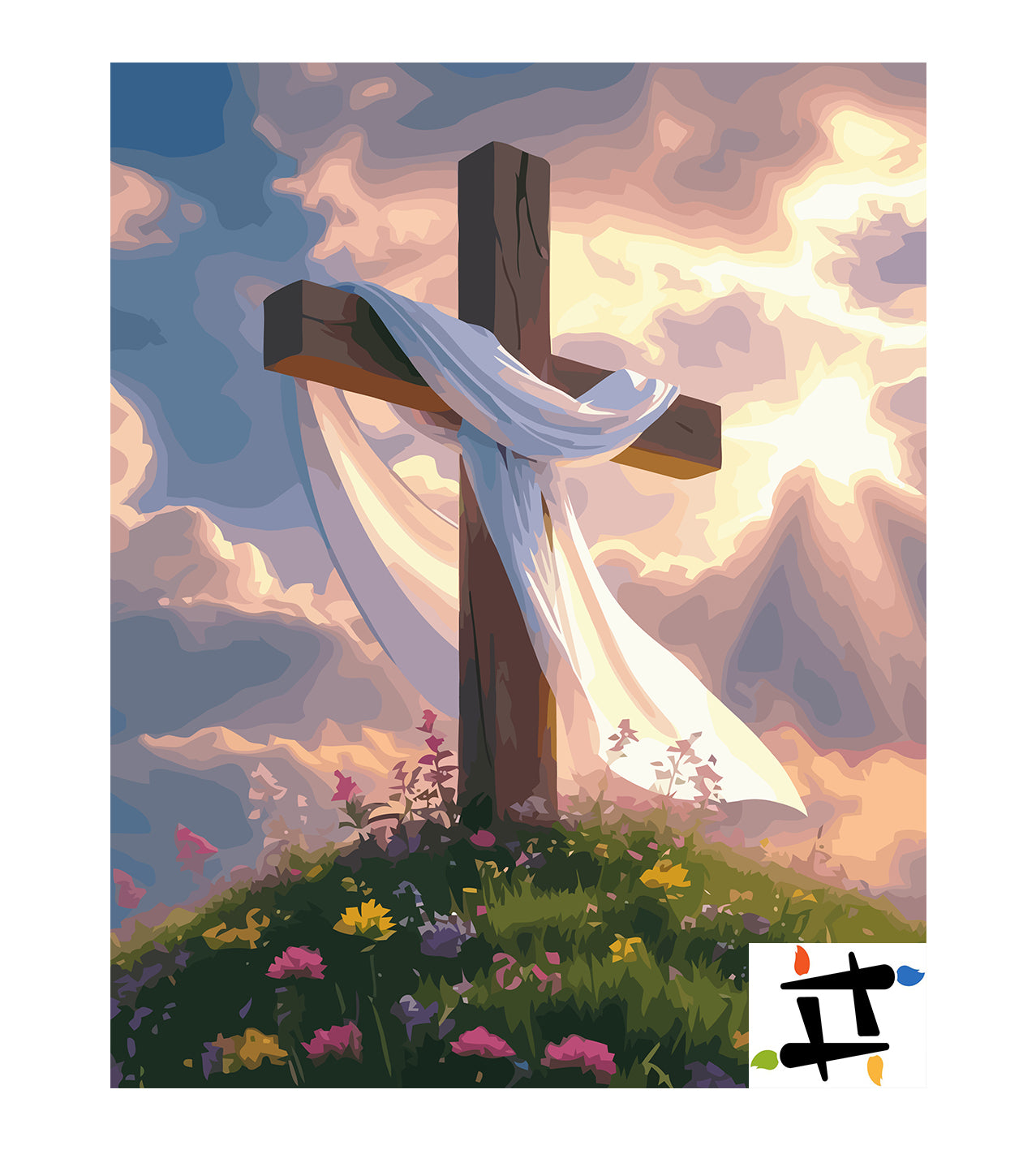 Set Pictură pe numere – Învierea Domnului 6369