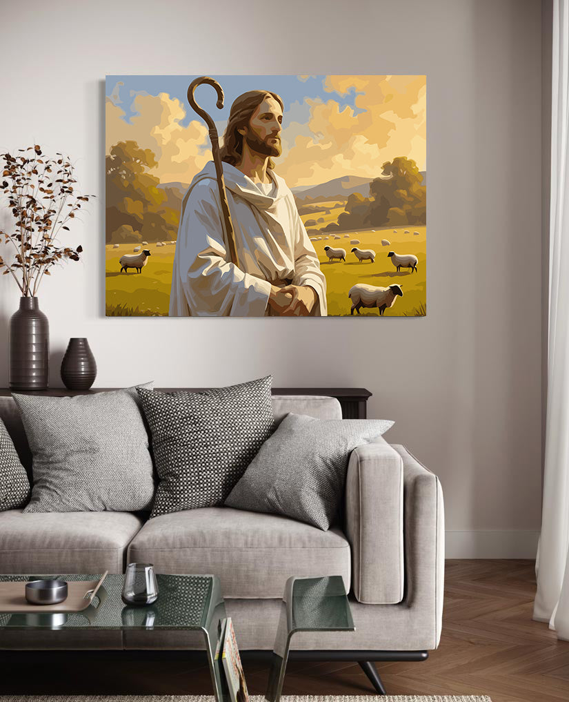 Set Pictură pe numere – Păstorul Cel Bun 6381