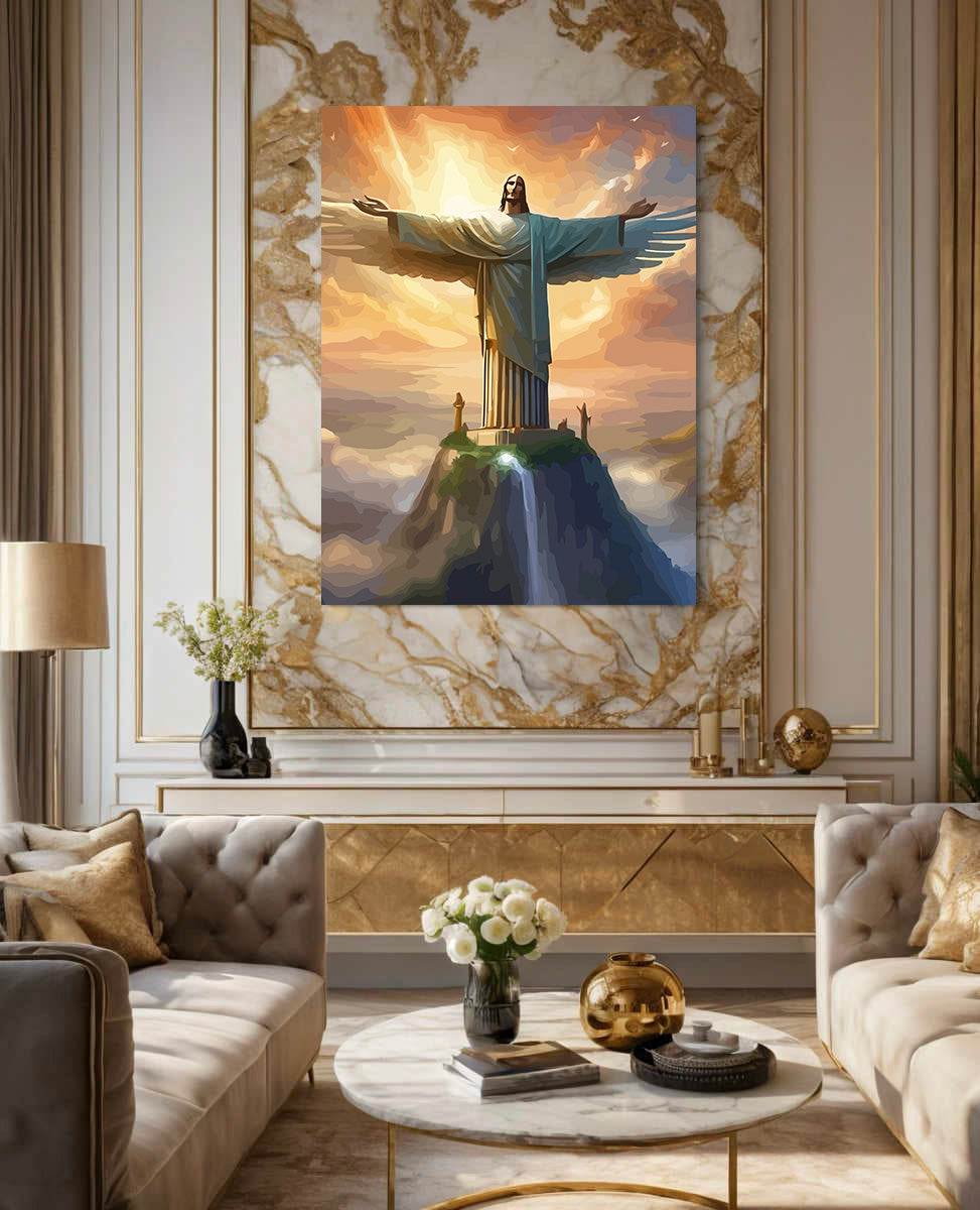Set Pictură pe numere – Cristo Redentor 6391