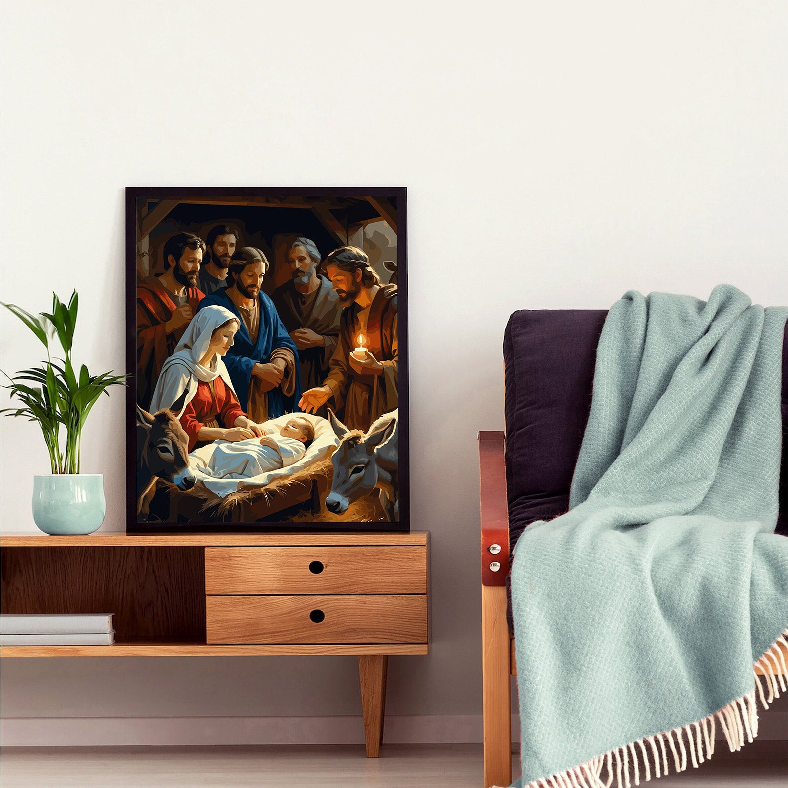 Set Pictură pe numere – Nașterea Domnului 6392