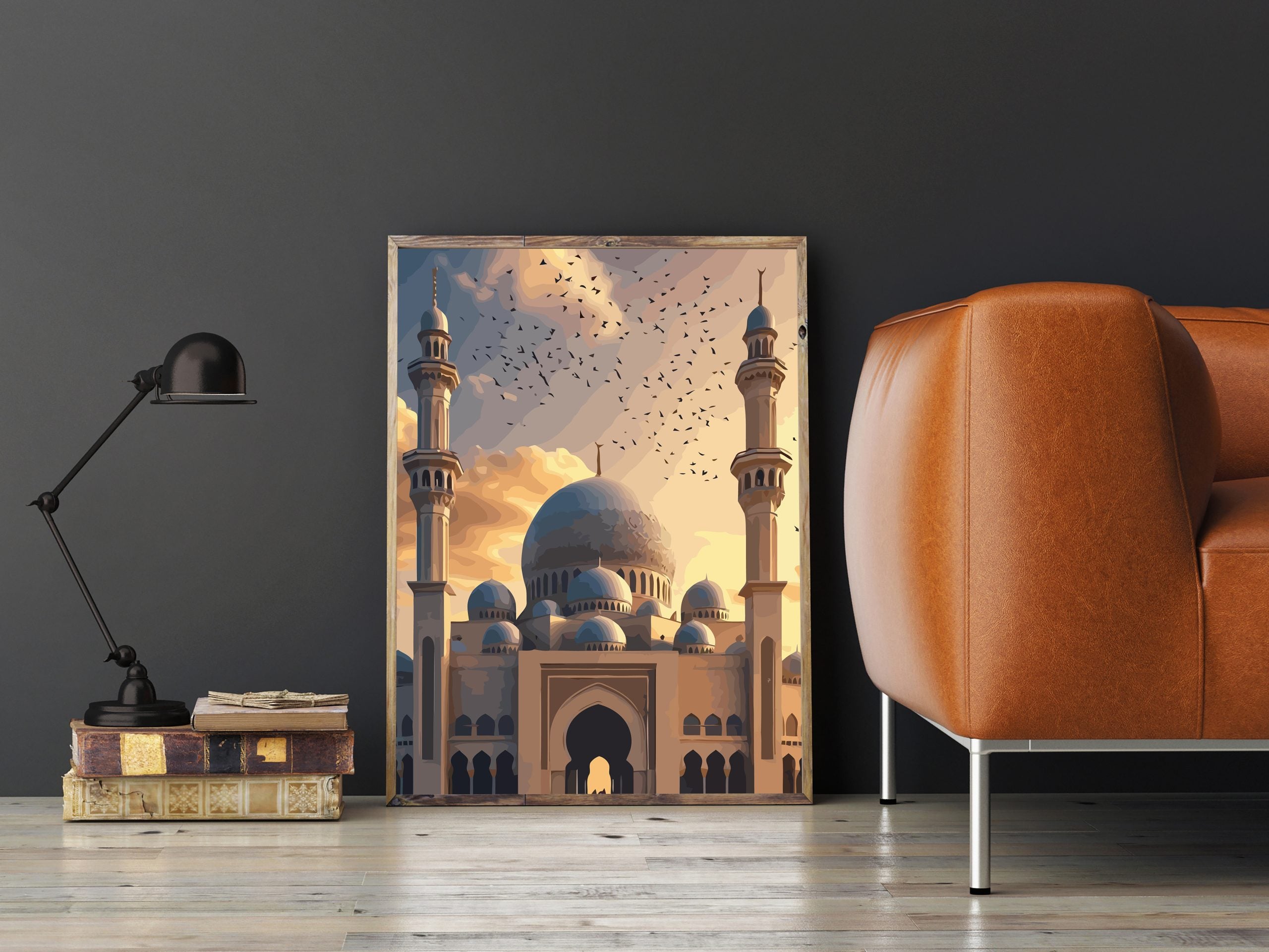 Set Pictură pe numere – Farul Cunoașterii Islamice 6394