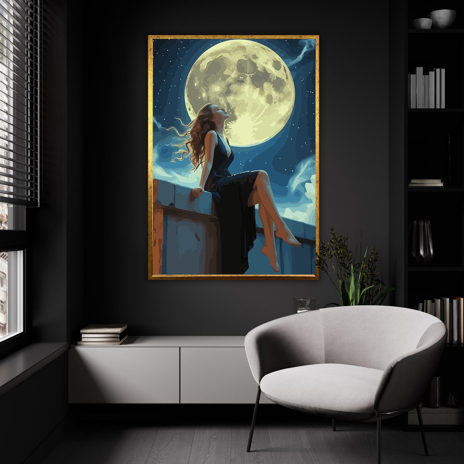 Set Pictură pe numere – De Vorbă Cu Luna 6431