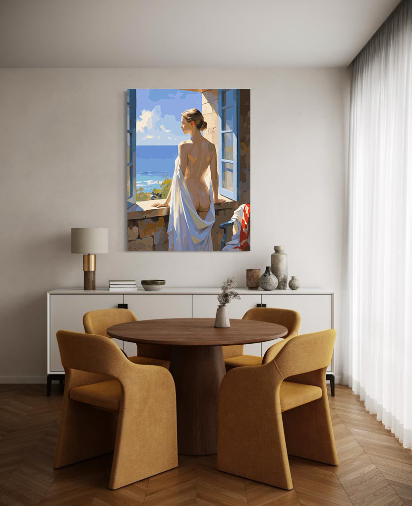 Set Pictură pe numere – Femeie Enigmatică 6439