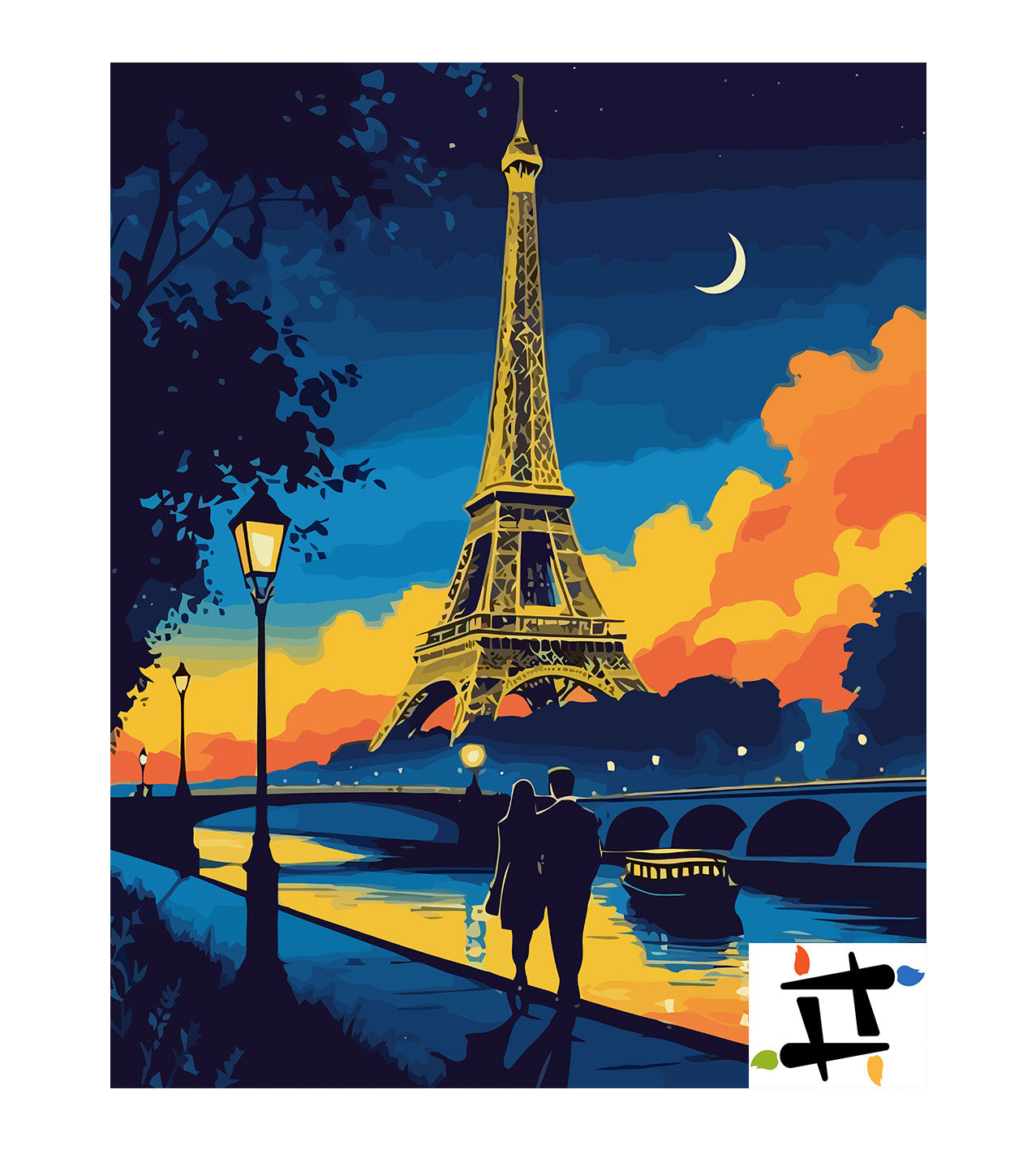 Set Pictură pe numere – Orașul Iubirii 6442