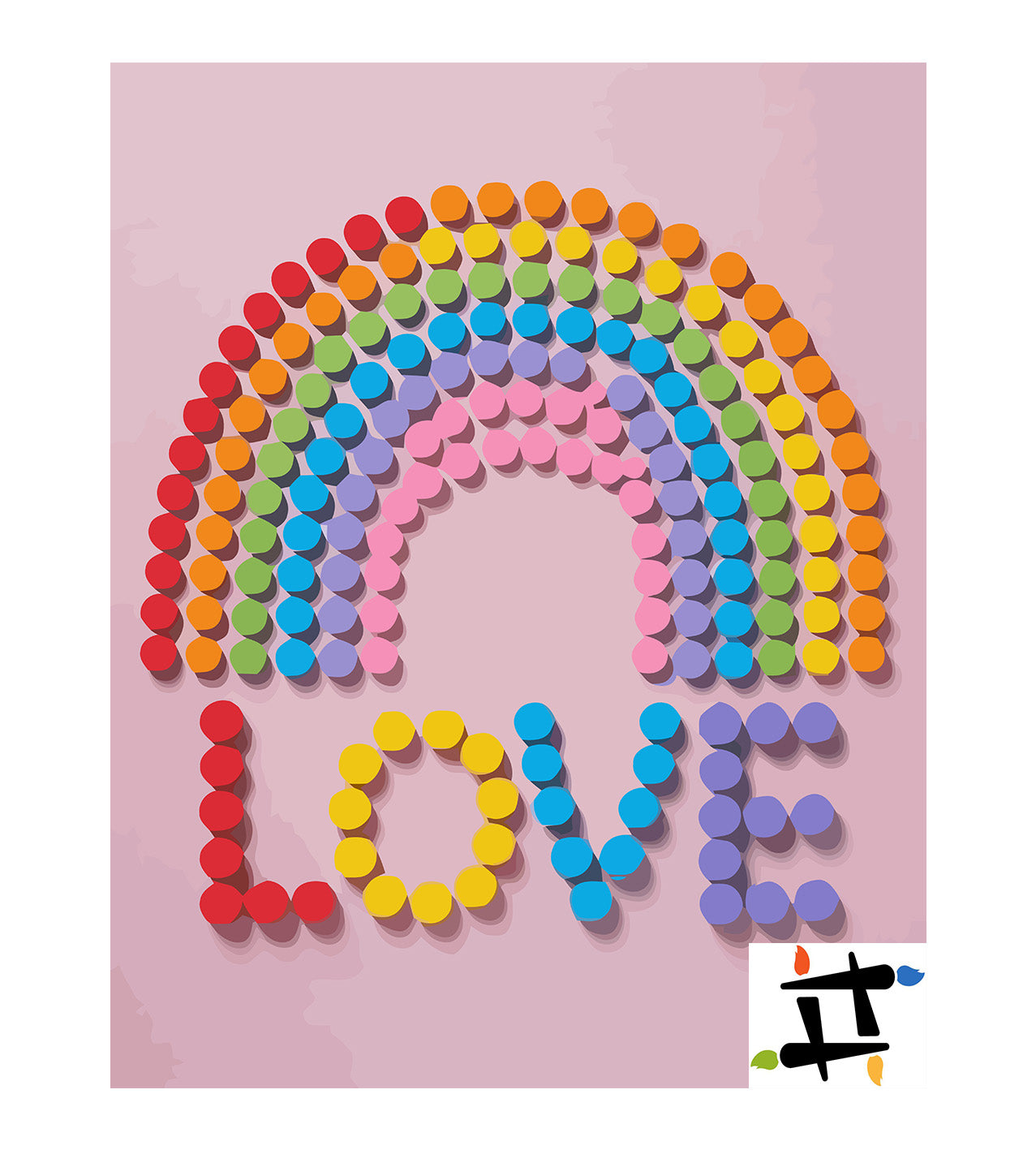 Set Pictură pe numere – Love 6446