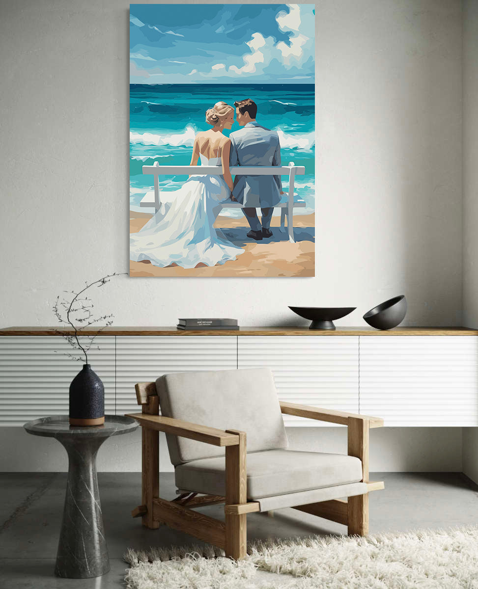 Set Pictură pe numere – Just Married 6449