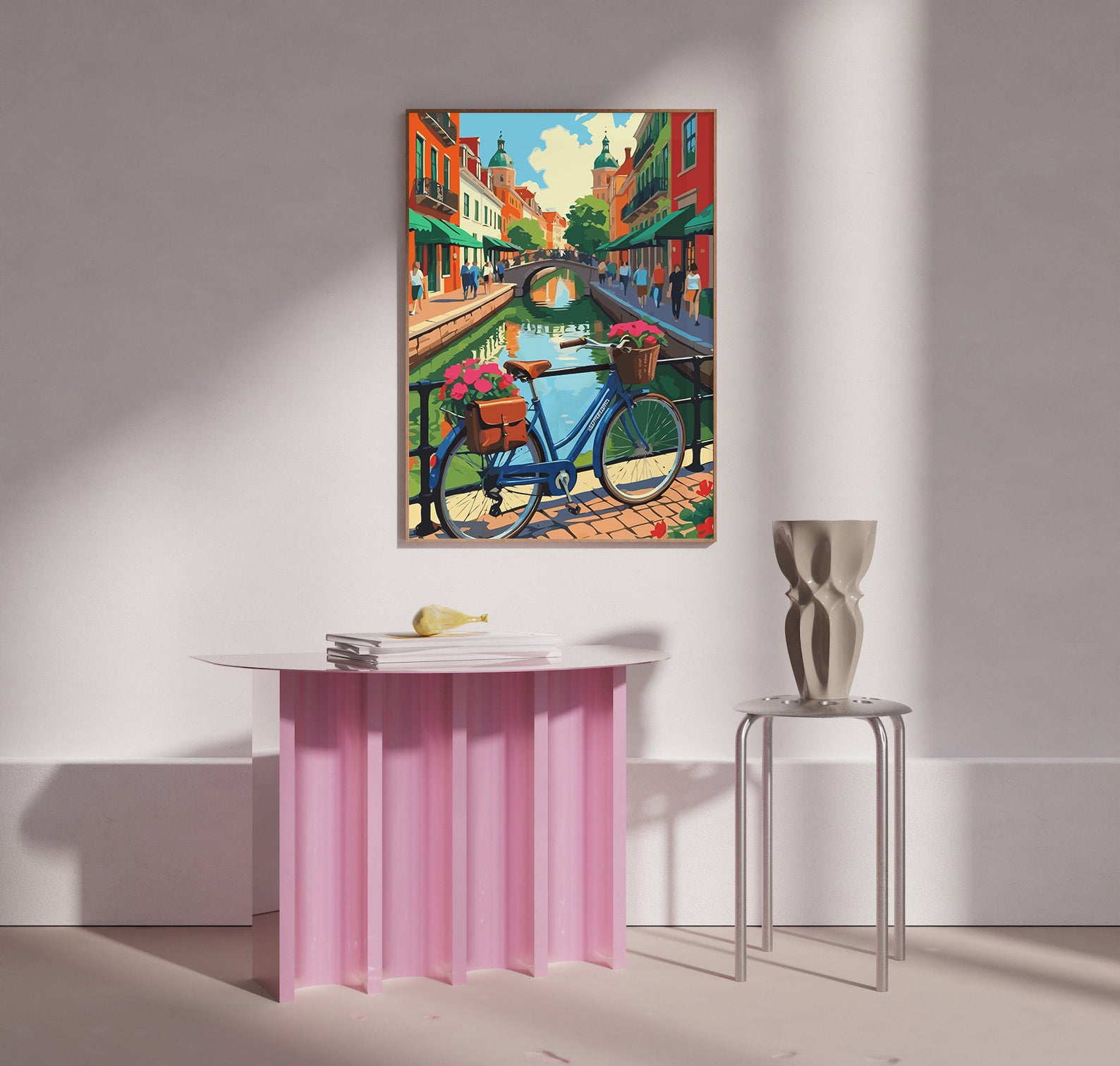 Pictura pe Numere – Bicicleta Cu Flori 6453