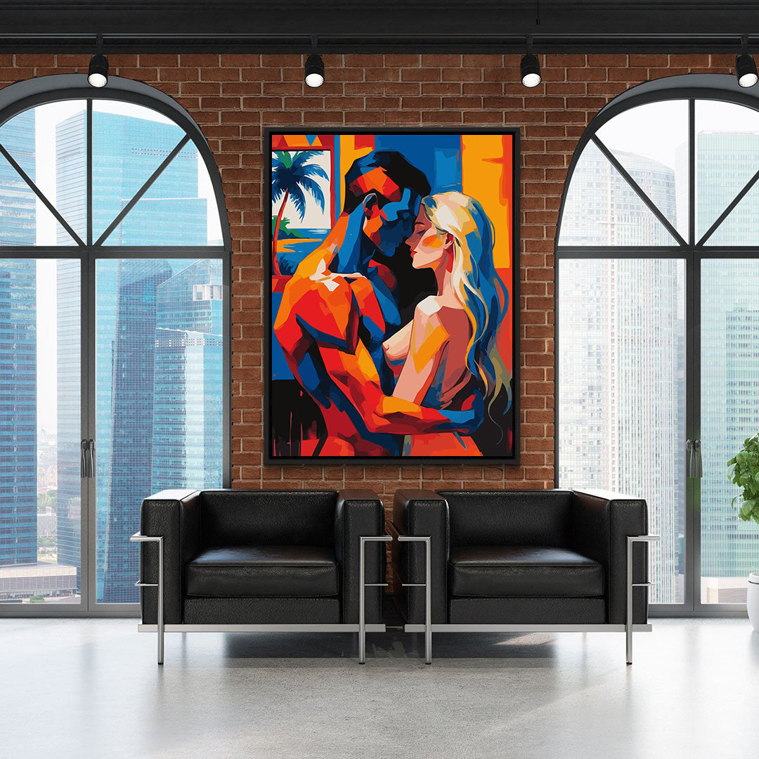 Set Pictură pe numere – Cuplu Îndrăgostit 6456