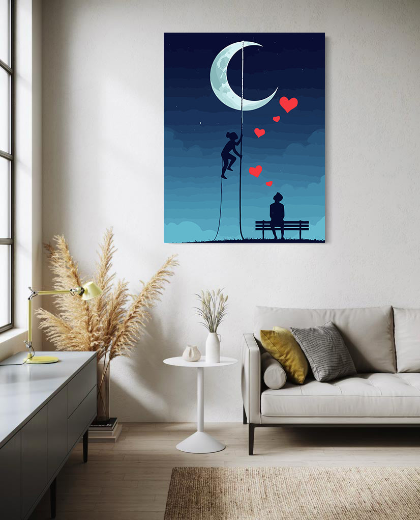 Pictura pe Numere – Pana La Luna si inapoi 6459