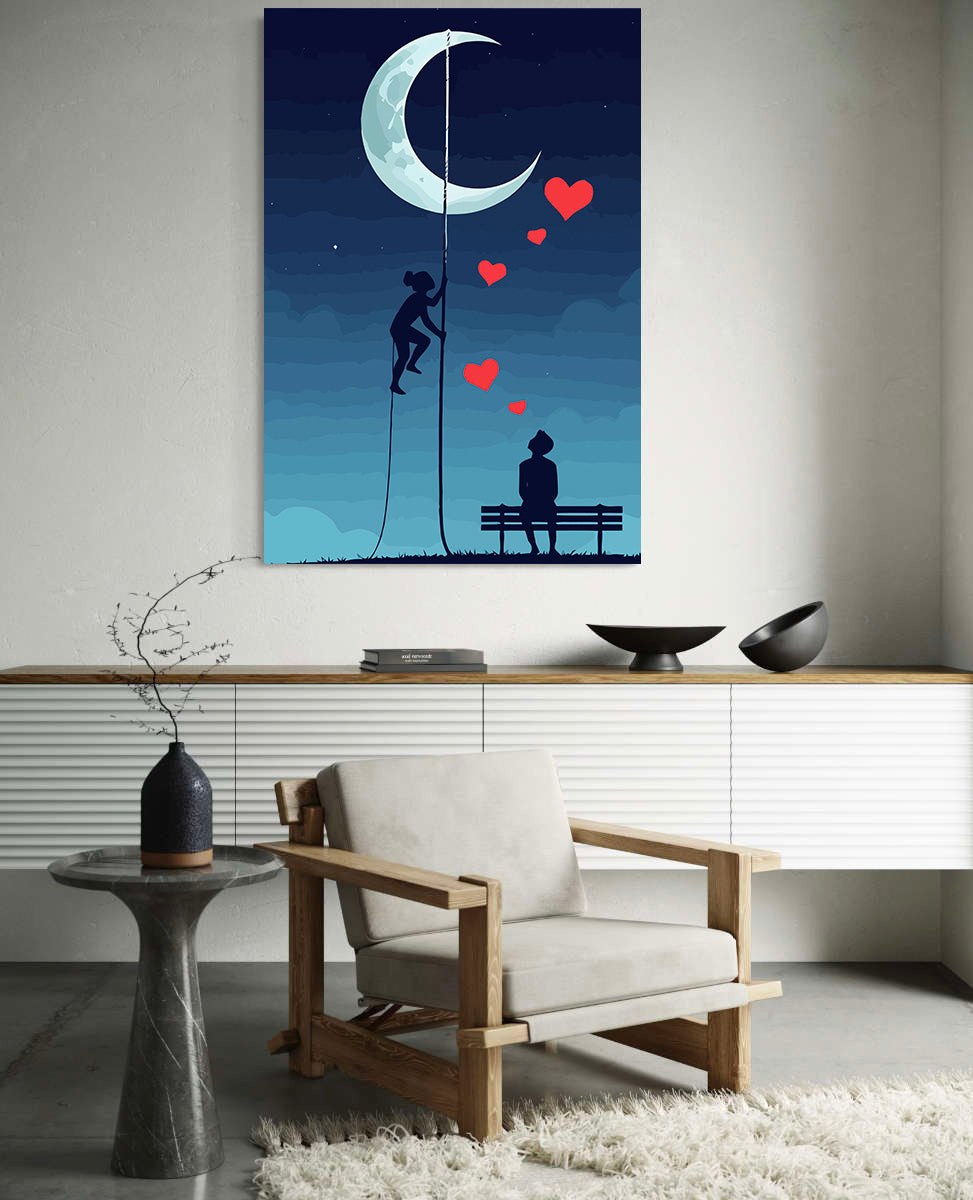 Pictura pe Numere – Pana La Luna si inapoi 6459
