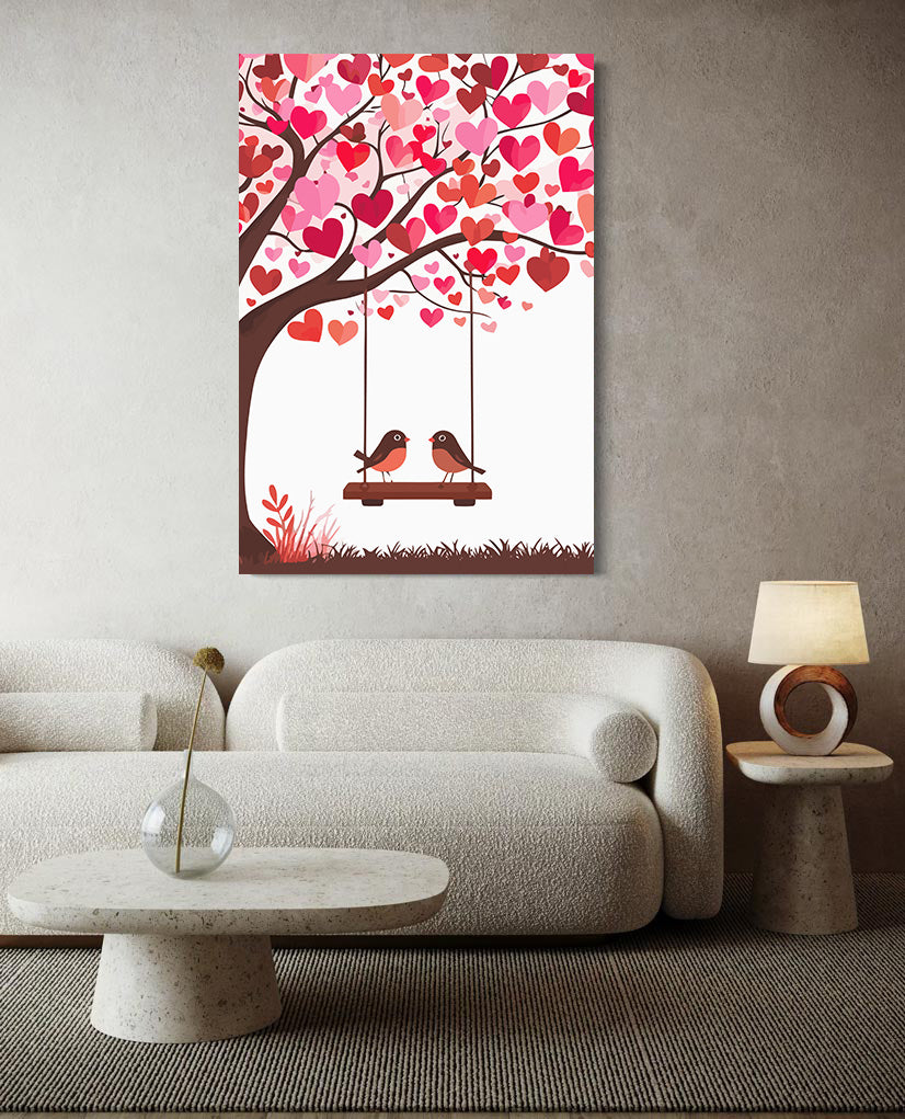 Set Pictură pe numere – Păsărele Îndrăgostite 6464