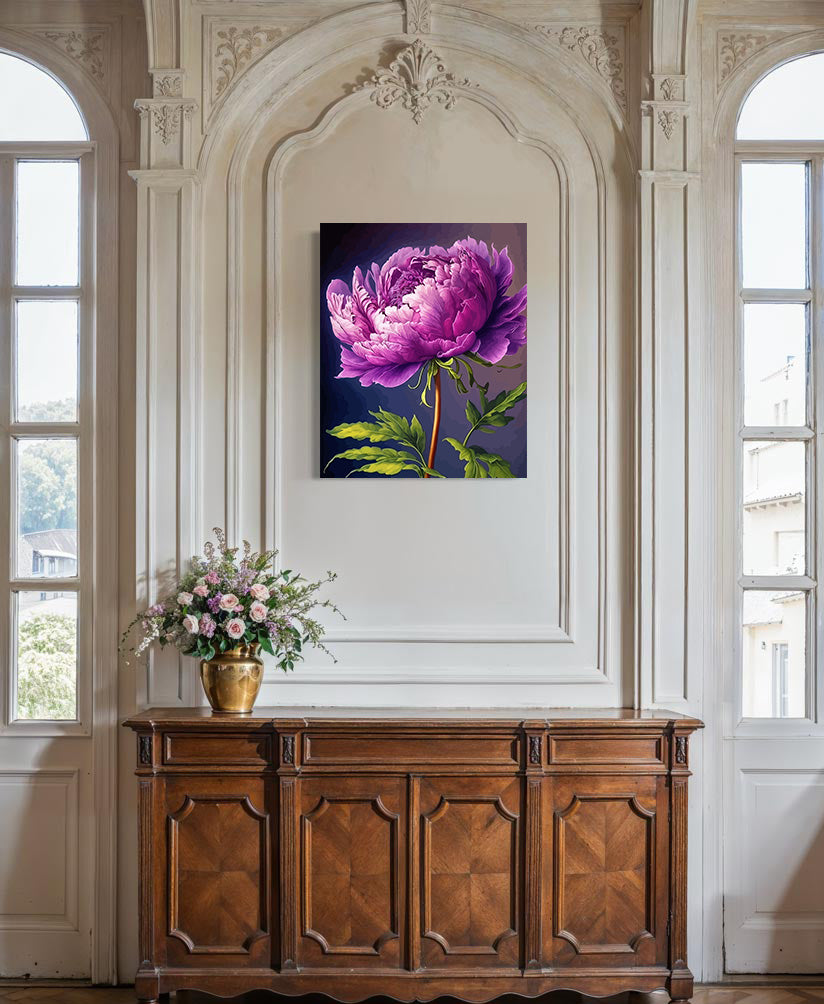 Pictura pe Numere Floarea Deosebita 6473
