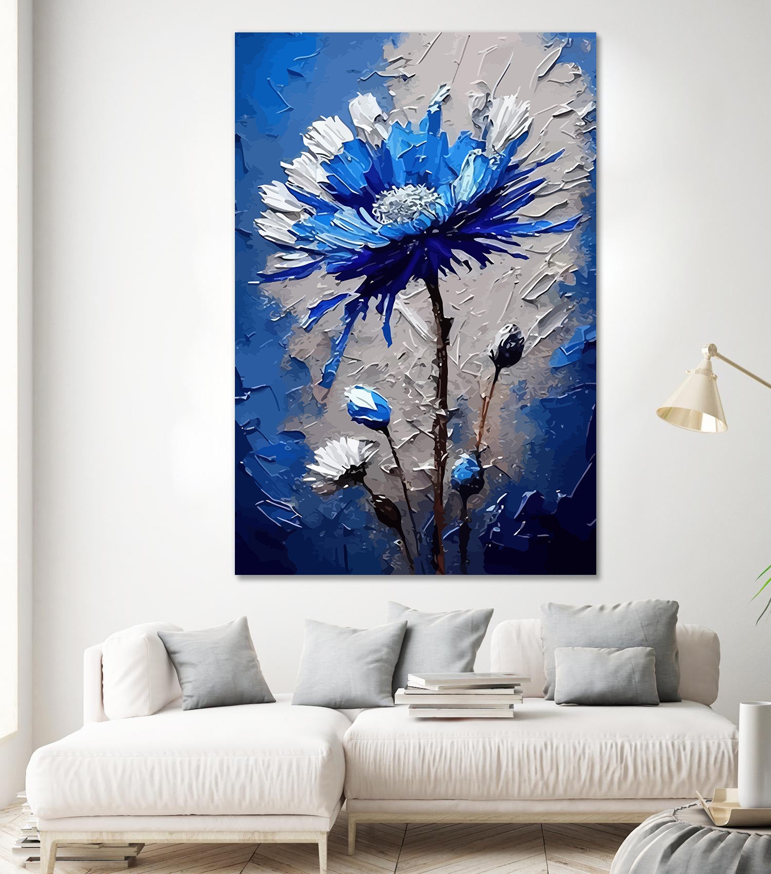 Pictura pe Numere Albastrele 6475