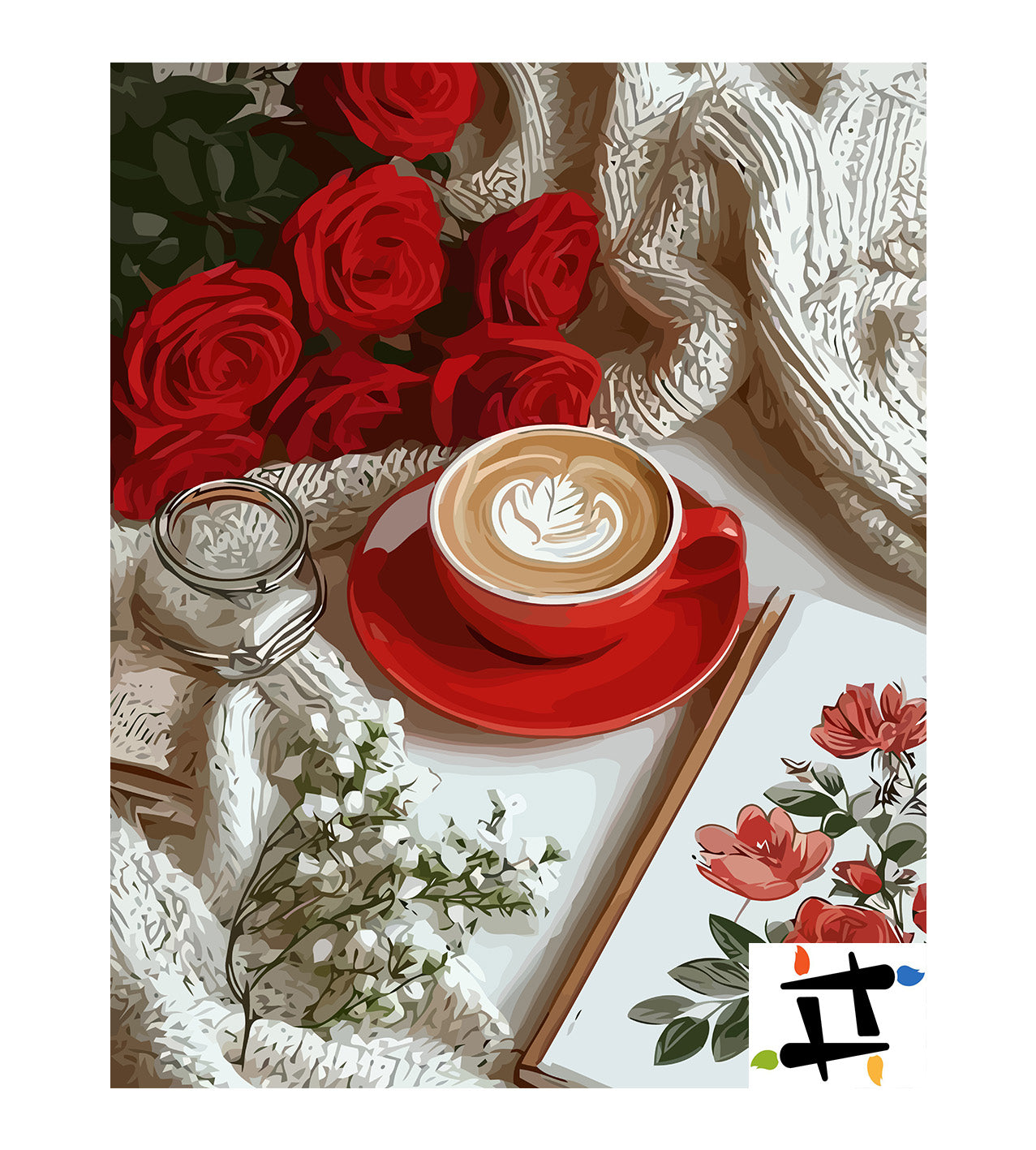 Pictura pe Numere Scena Romantica 6504