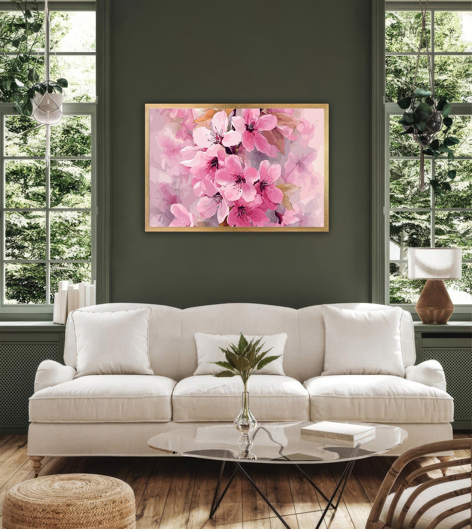 Pictura pe Numere – Flori de Sakura 6532