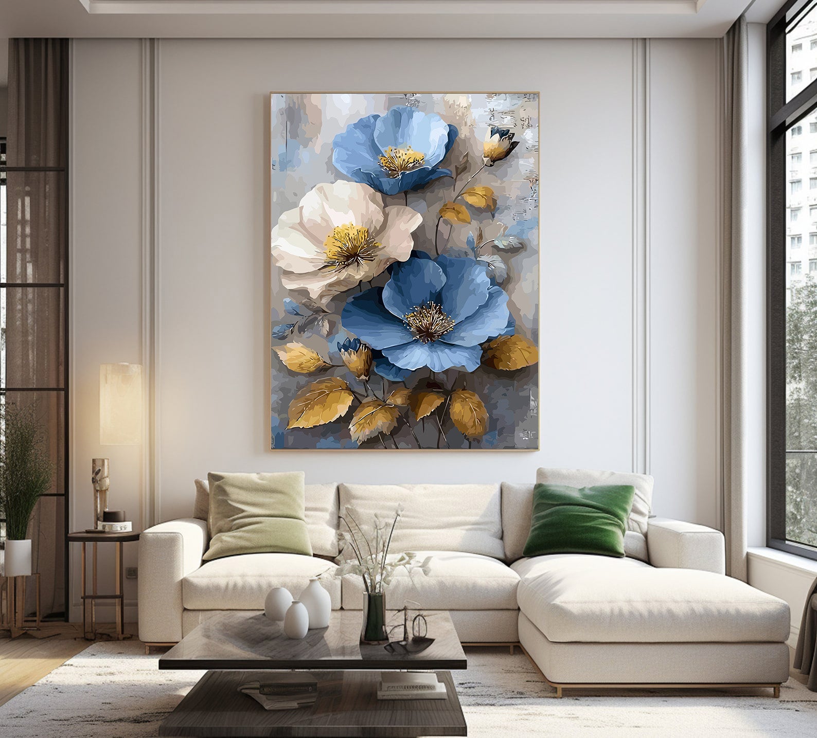 Pictura pe Numere – Petale de Cer si Fildes 6553