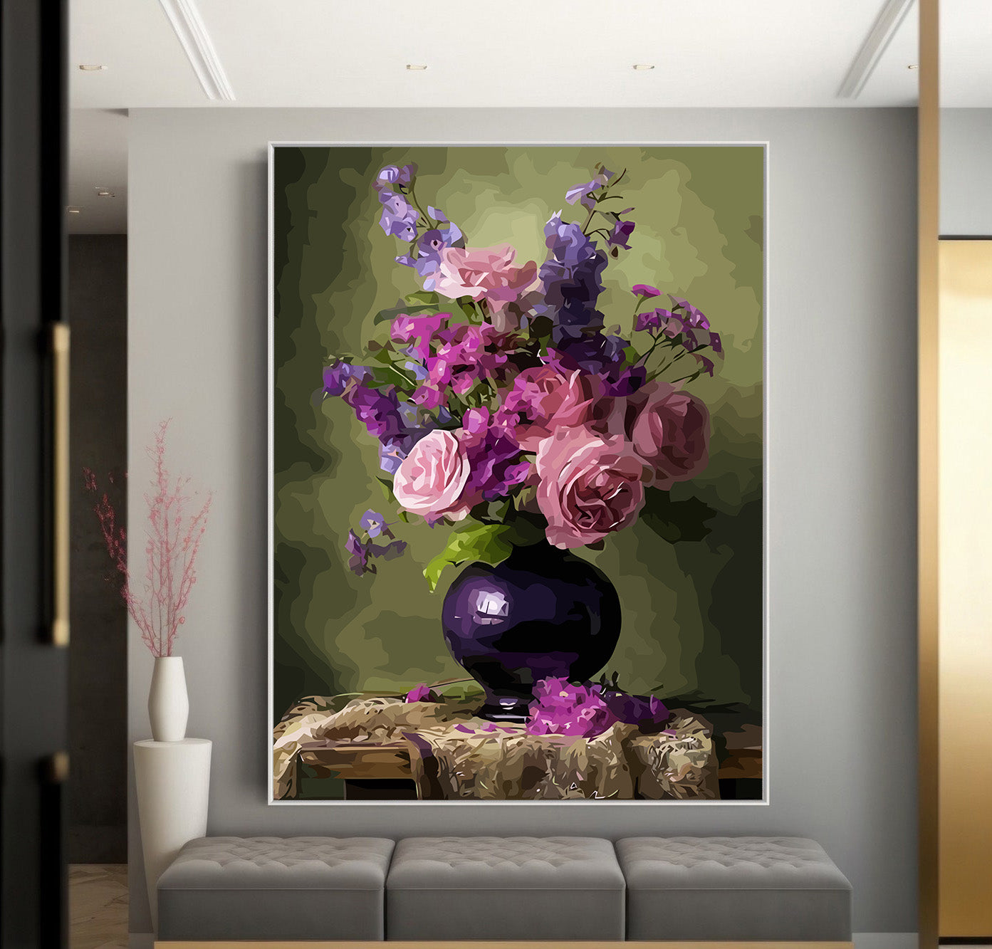 Pictura pe Numere – Ganduri Catifelate 6556