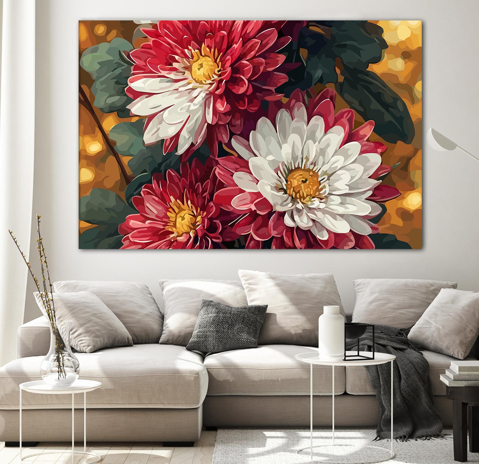 Pictura pe Numere – Petale in Straturi 6563