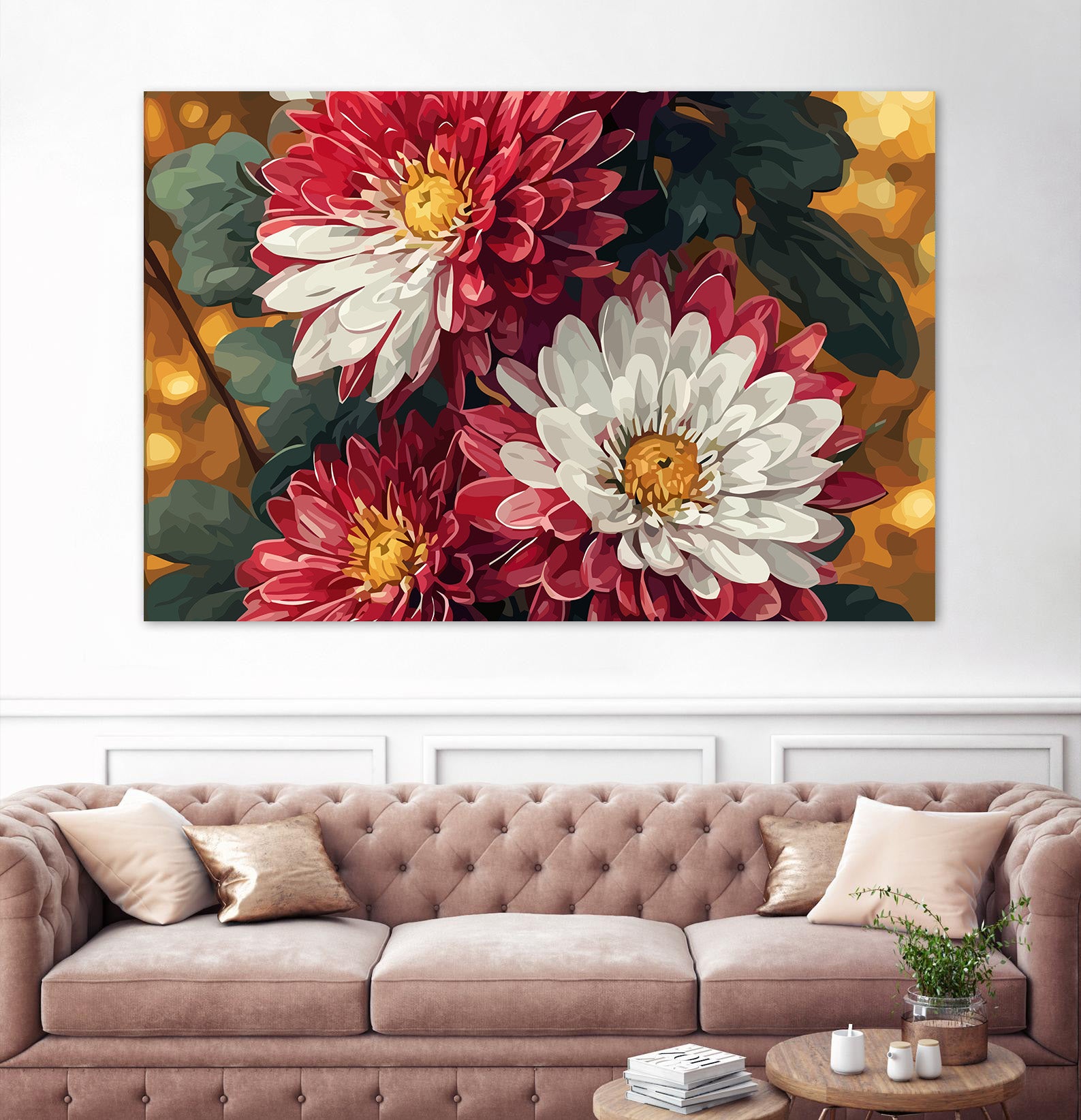 Pictura pe Numere – Petale in Straturi 6563
