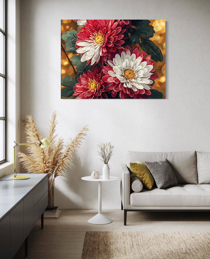 Pictura pe Numere – Petale in Straturi 6563