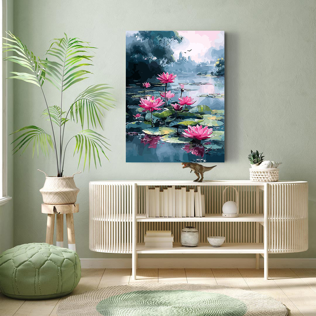 Pictura pe Numere – Regatul nuferilor 6584