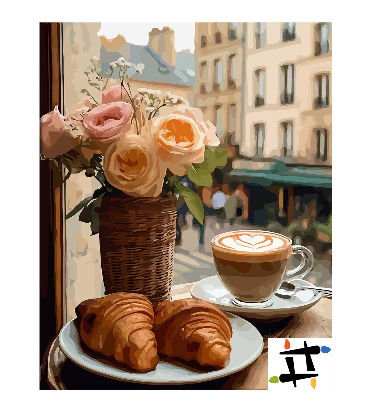 Pictura pe Numere – Rasarit pe Rue de Rivoli 6593