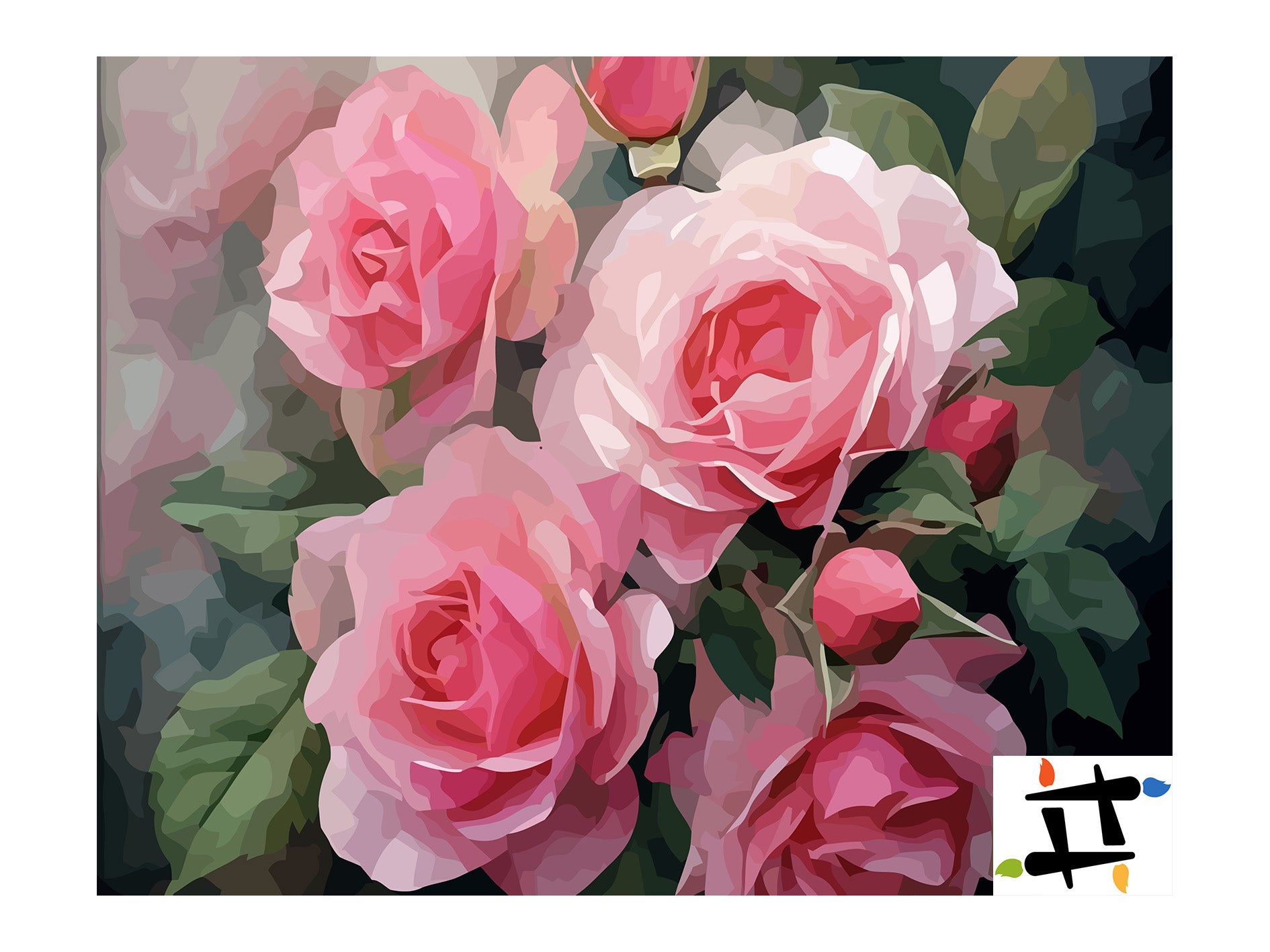 Pictura pe Numere – Gingasie pura 6595