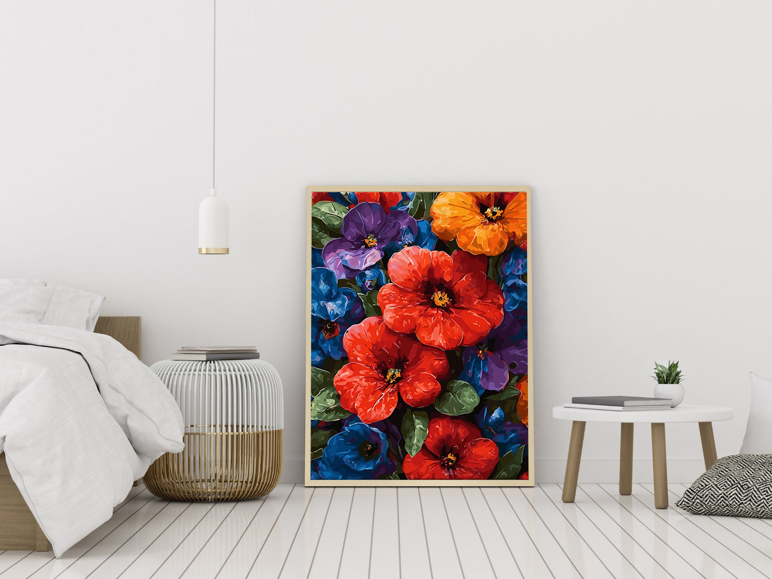 Pictura pe Numere – Sarutul amurgului pe petale 6605