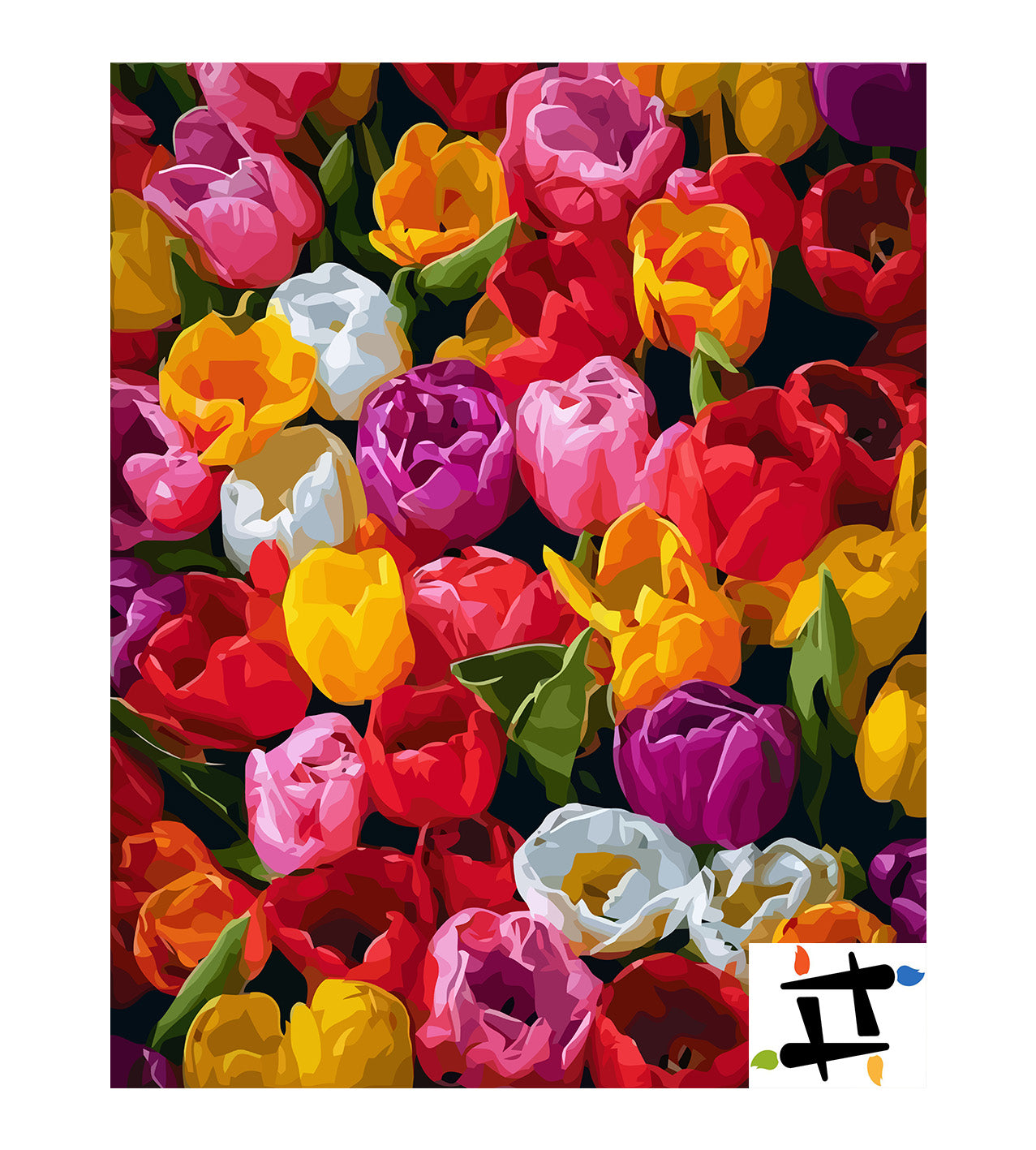 Pictura pe Numere – Mozaicul Petalelor 6606