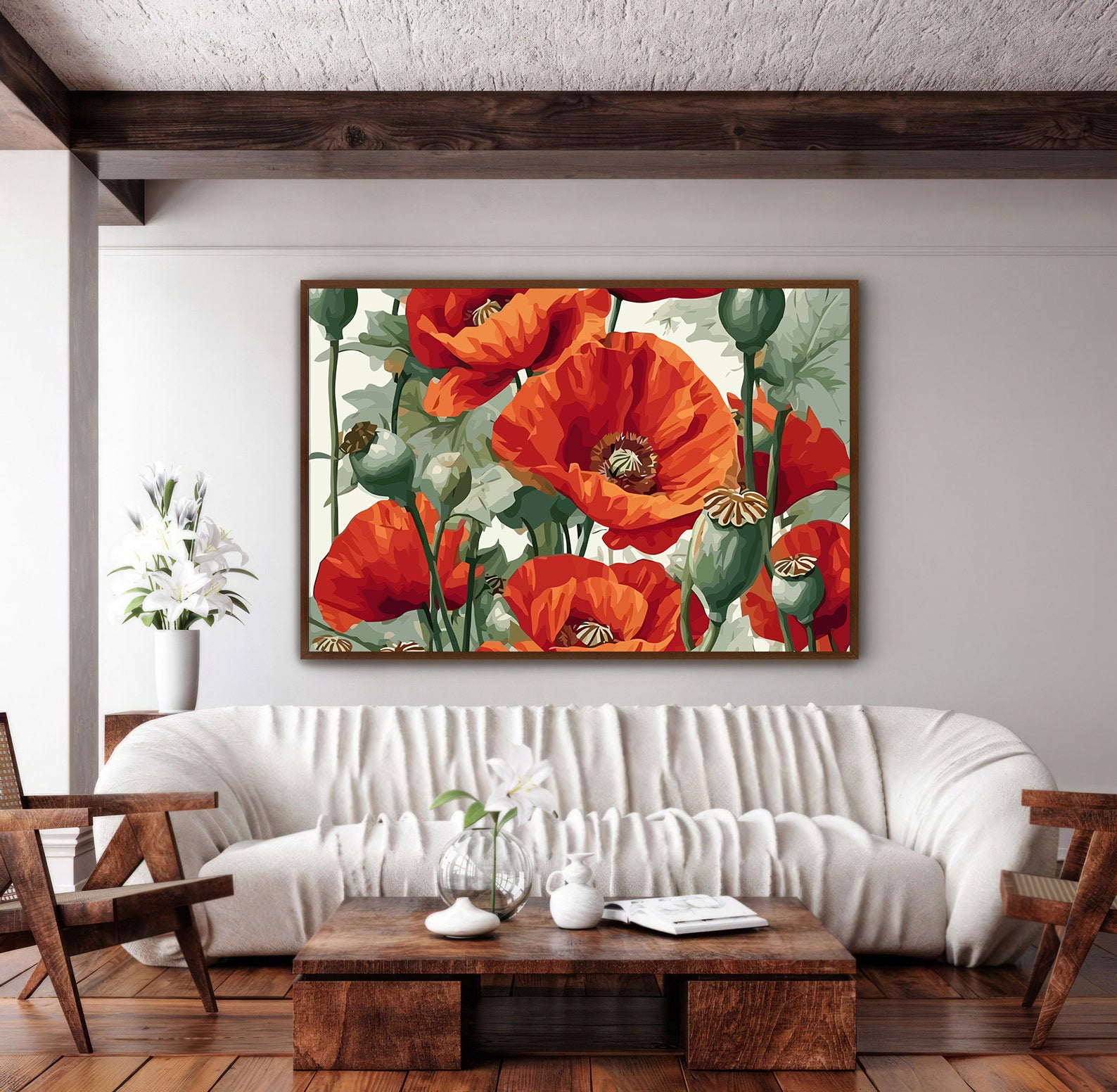 Pictura pe Numere – Maci de lunca 6610
