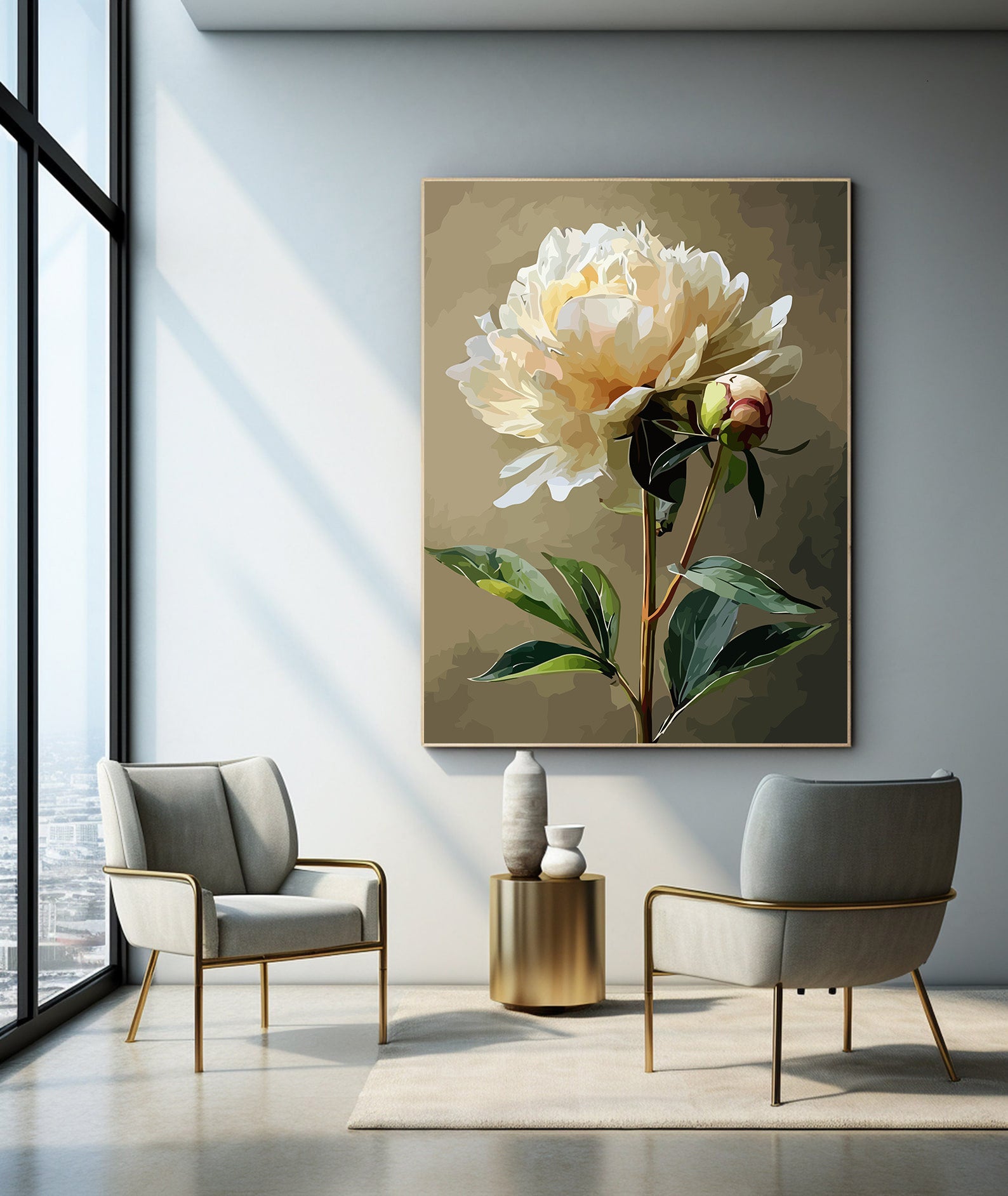 Pictura pe Numere – Harmony of Peonies 6614