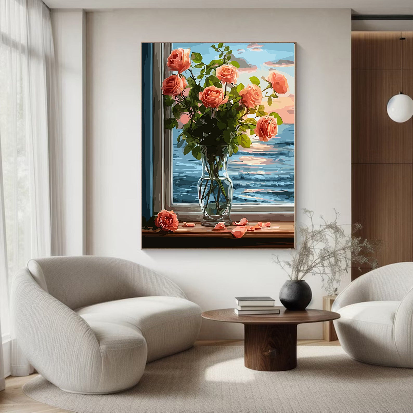 Pictura pe Numere – Apusul din fereastra 6627