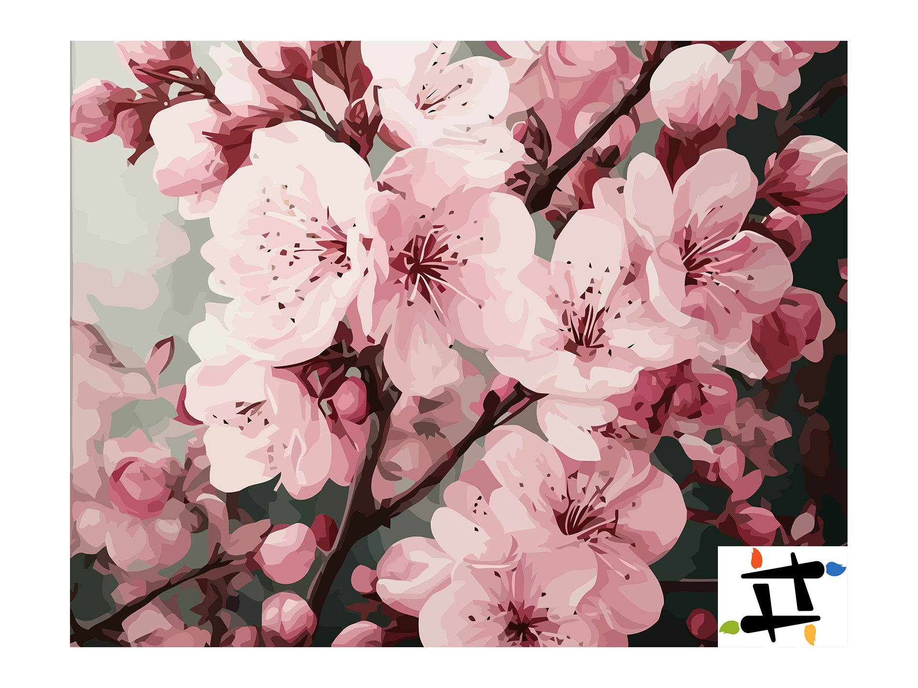 Pictura pe Numere – Adiere de Roz 6632