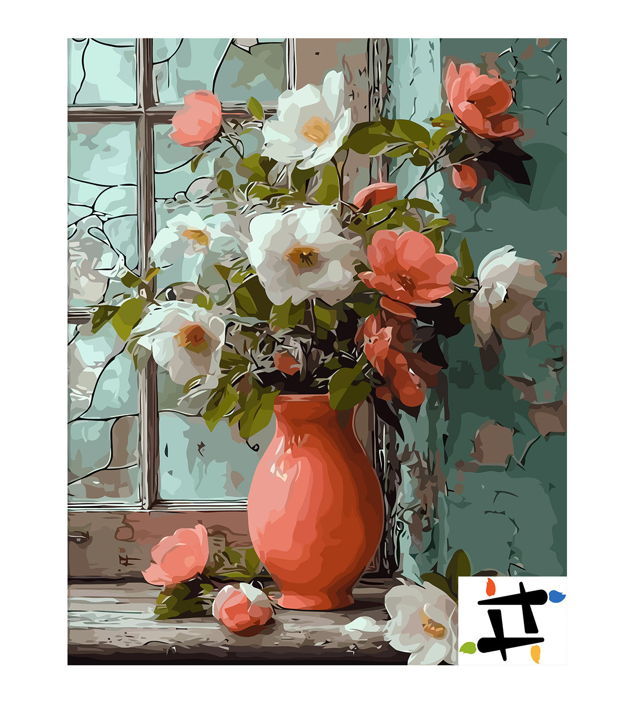 Pictura pe Numere – Noblete in Corai 6638